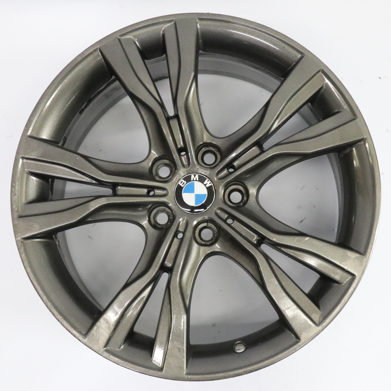 BMW F45 F46 Ferric Grey Alloy Wheel Rim 18" Y Spoke 484 ET:57 8J 6855093