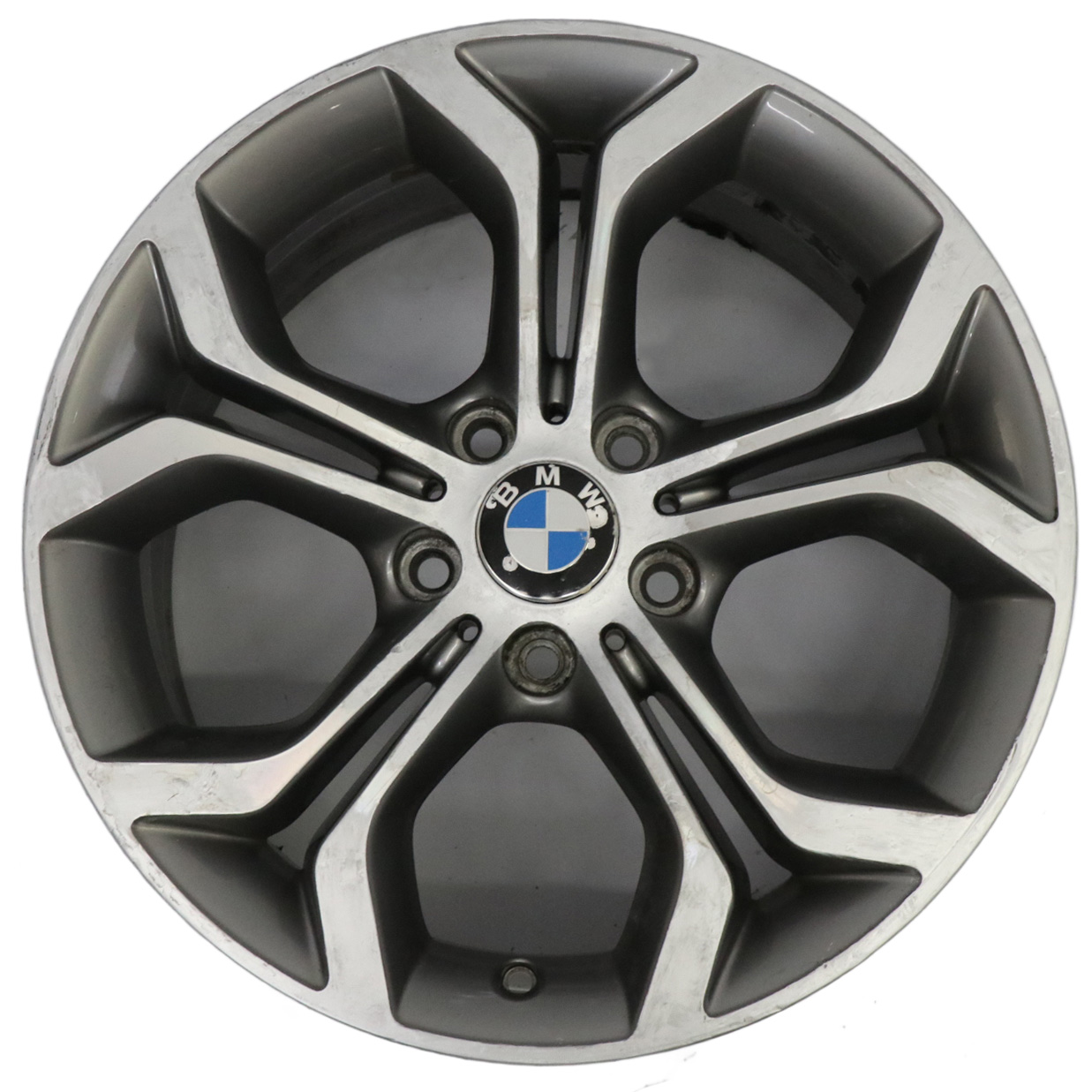 BMW X3 F25 X4 F26 Ferric Grey Felga Aluminiowa 18" Y Spoke 607 8J ET:43 