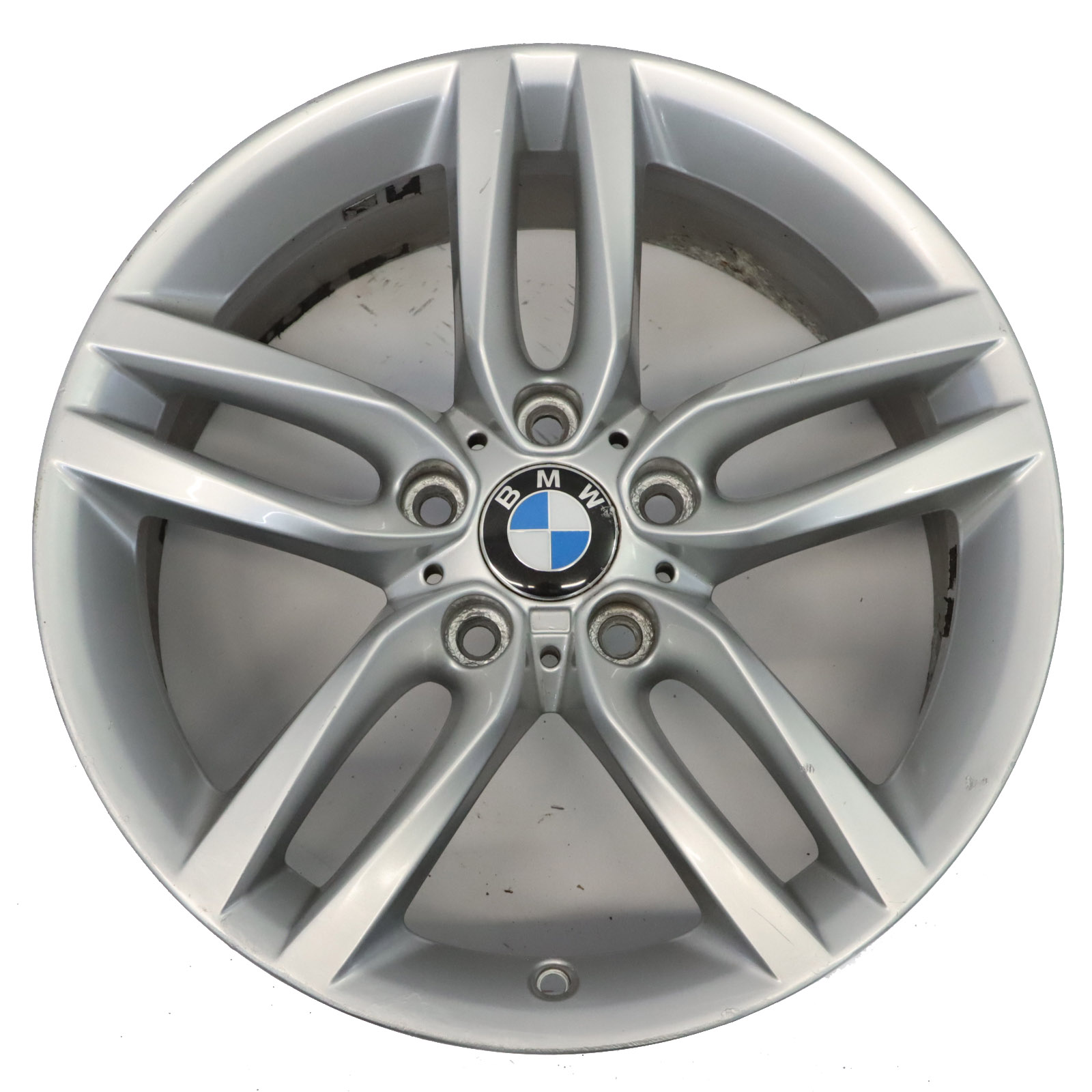 BMW F20 F21 Silver Alloy Wheel Rim 18" 7,5J ET:45 M Double Spoke 461 7846784