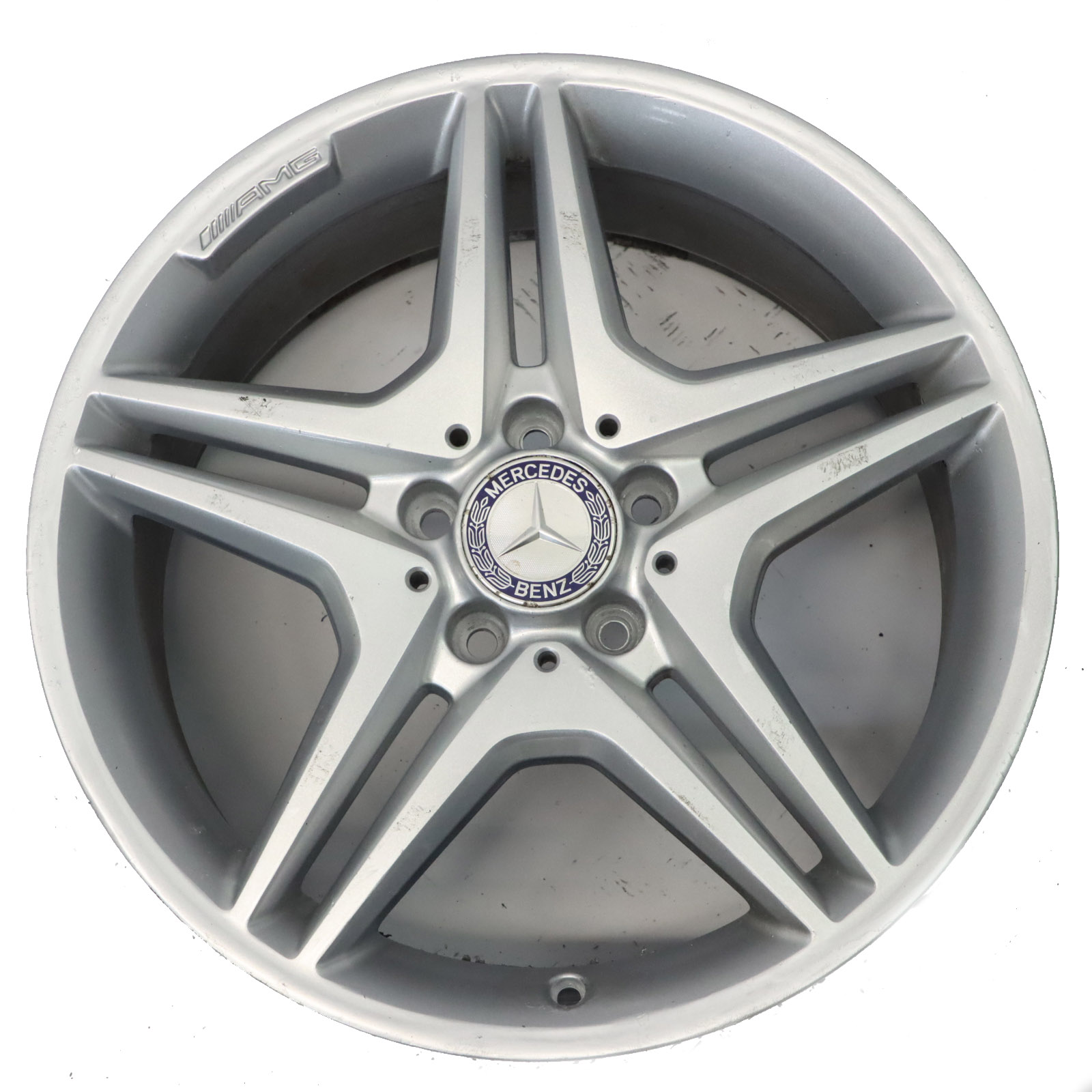 Mercedes W176 W246 AMG Wheel Alloy Rim 18" 5 Double Spoke ET:52 7.5J A1764010302