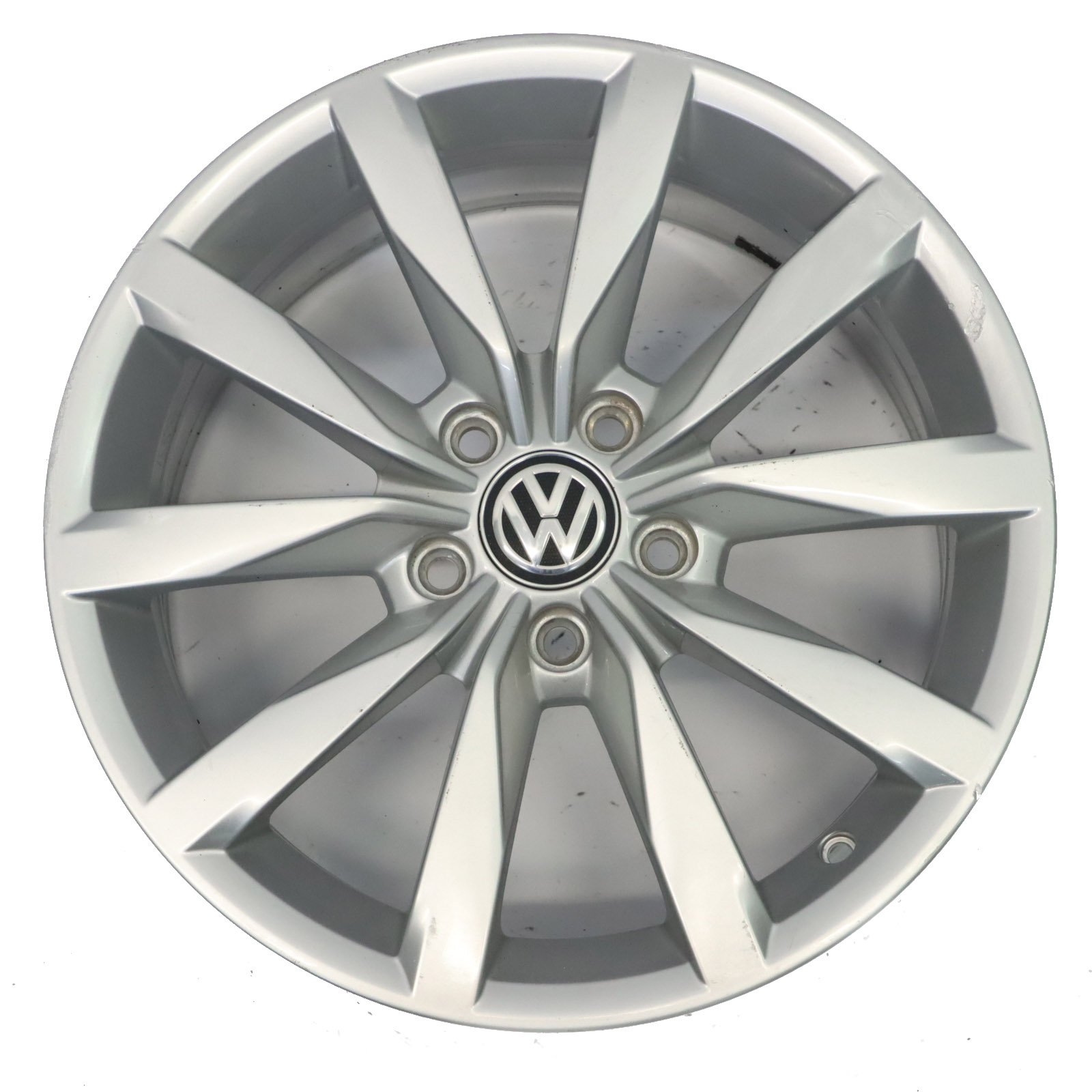 Volkswagen Golf Mk7 Srebrna Felga Aluminiowa 17" 7J ET49 5G0601025CH