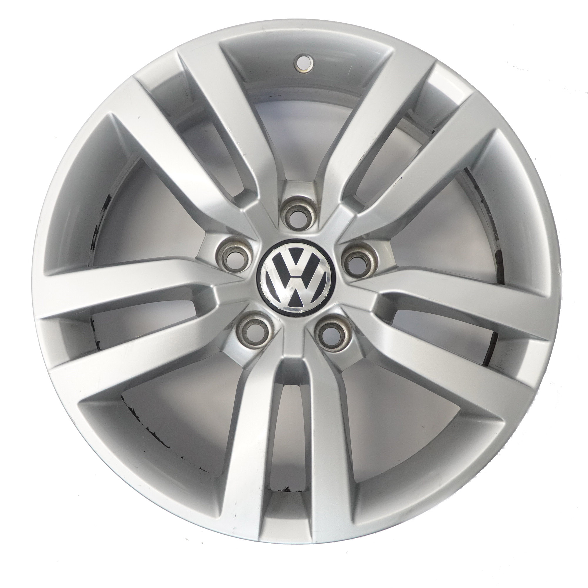 Volkswagen Tiguan 5N Srebrna Felga Aluminiowa 16" 6.5J ET:33 5N0601025R