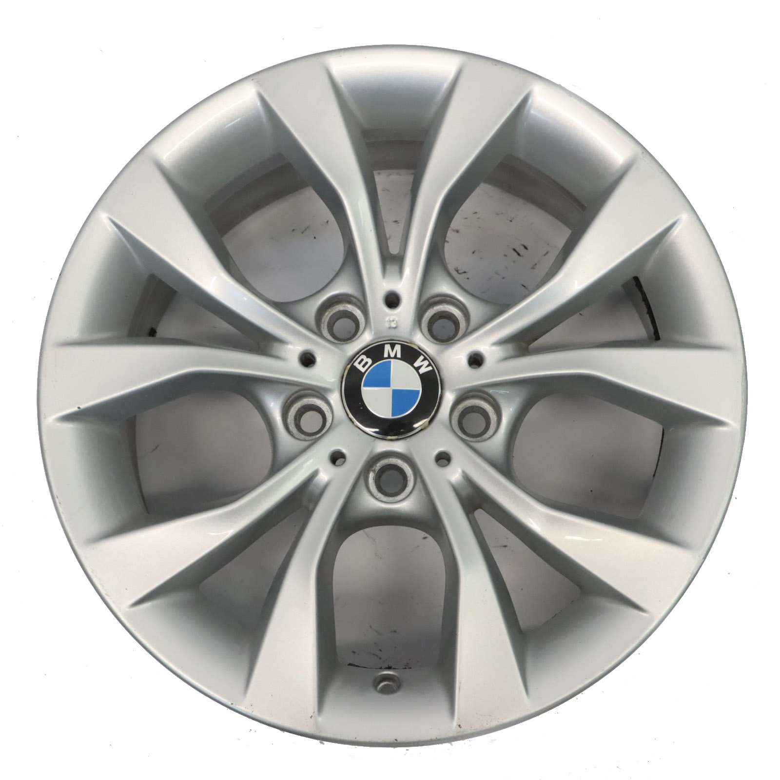 BMW X1 E84 Srebrna Felga Aluminiowa 17" V szprychowa 318 ET:34 7,5J 6789141