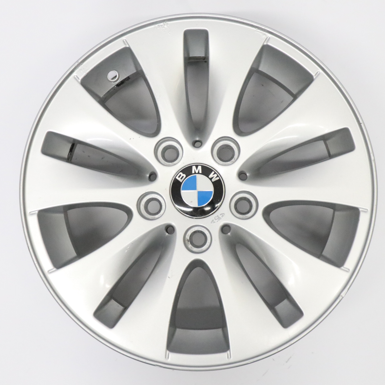 BMW E81 E87 Silver Alloy Wheel Rim 16" V-spoke 229 ET:42 6,5J 6779786