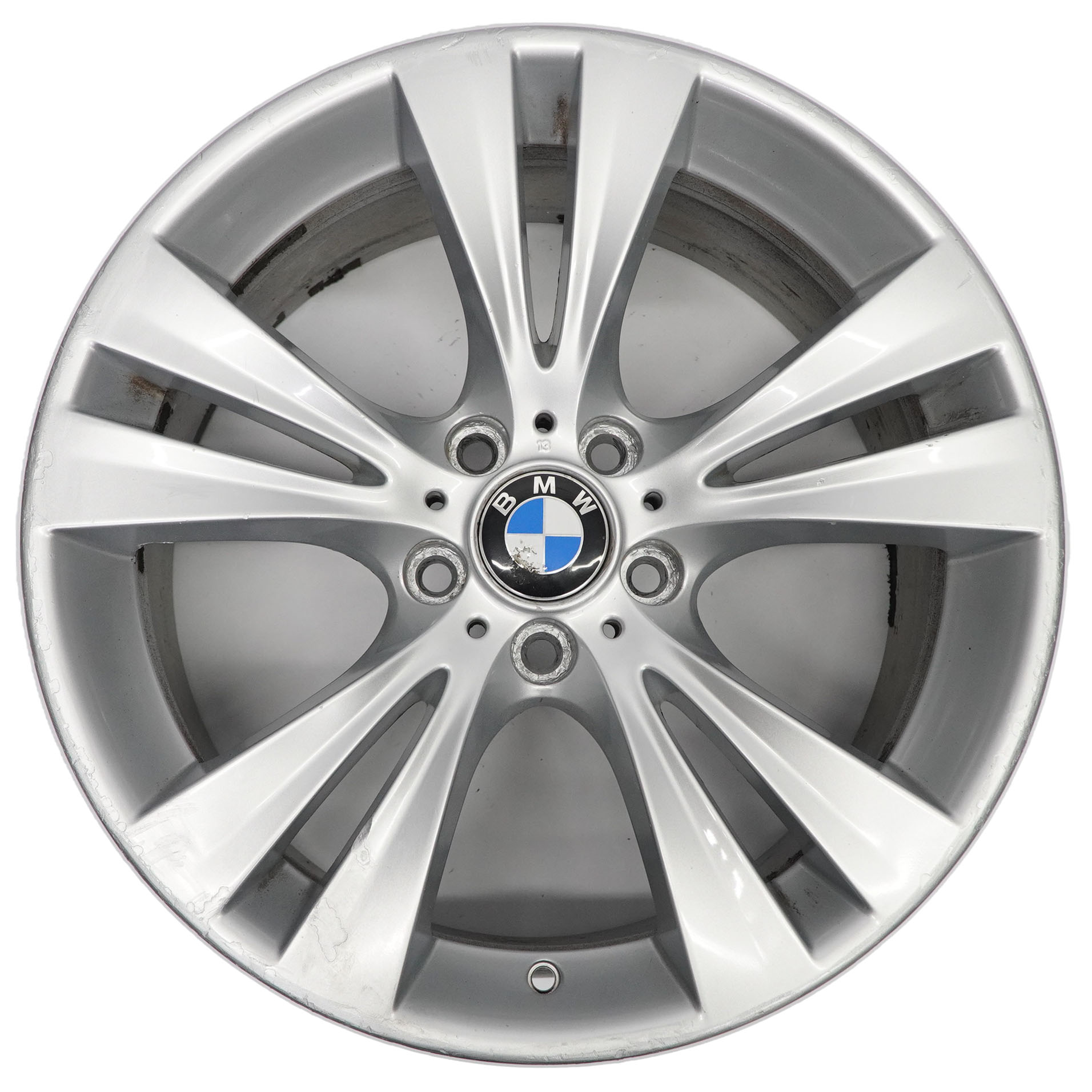 BMW X3 F25 Reflex Silver Rear Wheel Alloy Rim 19" Double Spoke 309 9,5J 6787581