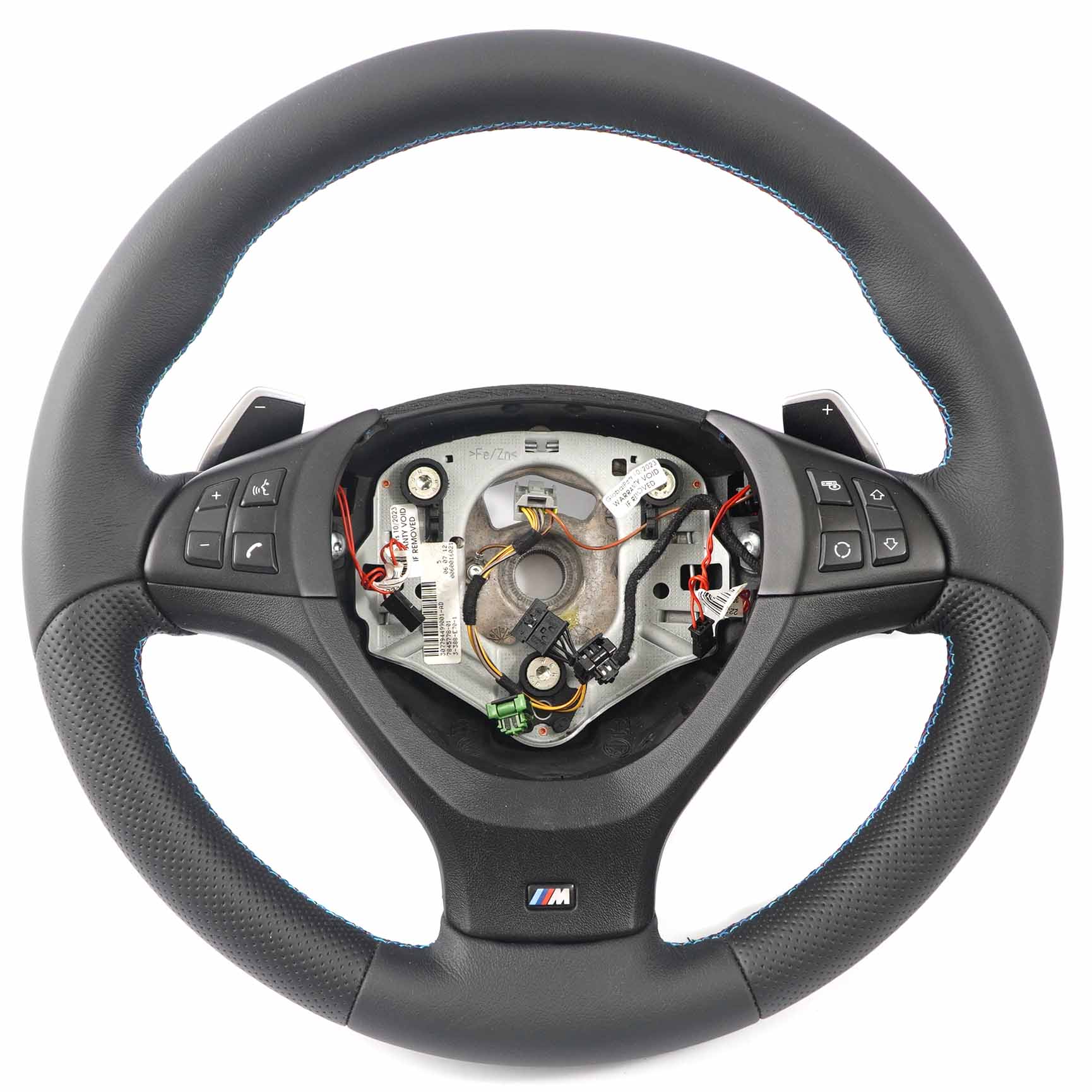 BMW X5 E70 LCI X6 E71 NEW Black Leather M Sport Steering Wheel M-tricolored