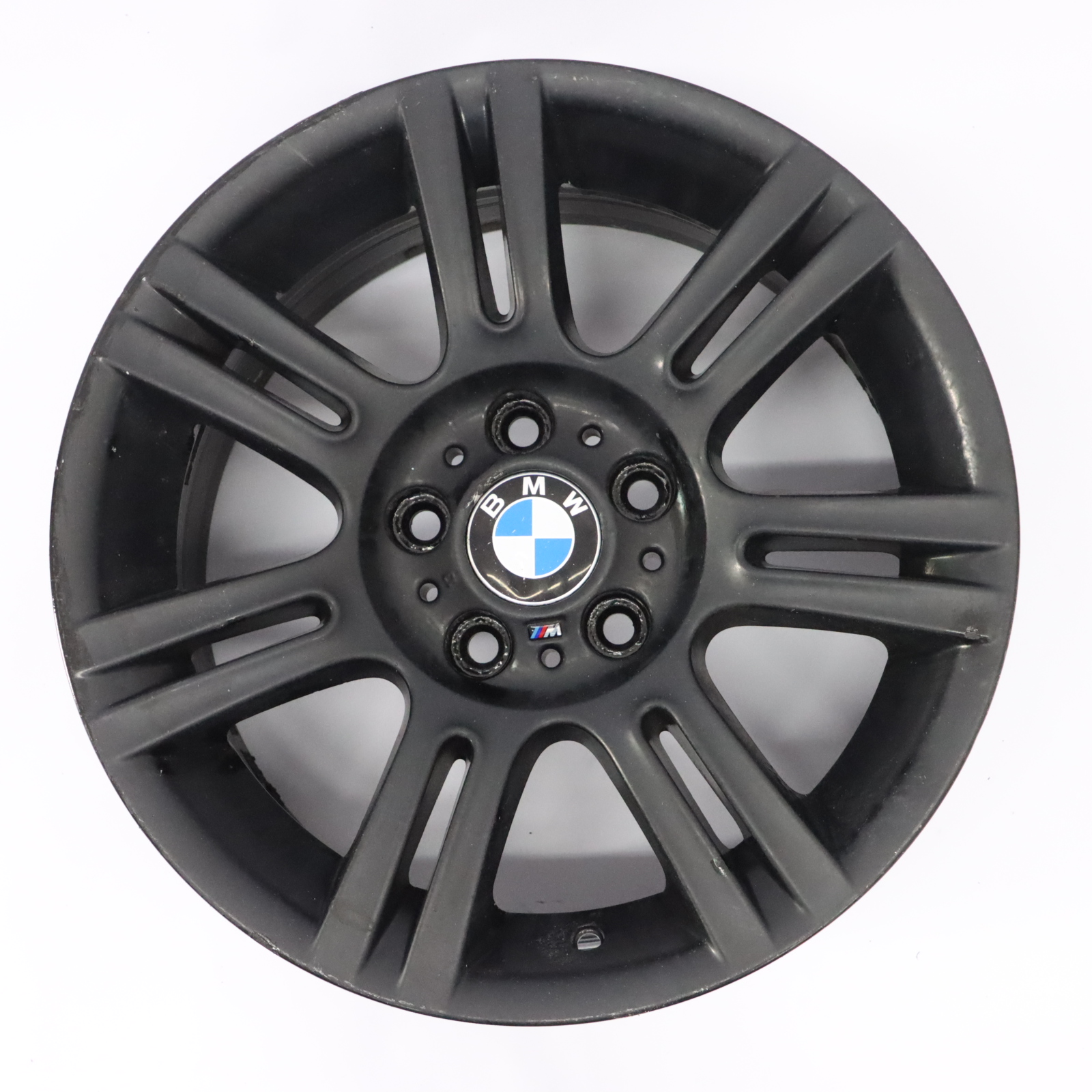 BMW E90 E91 E92 Black Rear Wheel Alloy Rim M Double Spoke 194 17" 8,5J ET:37