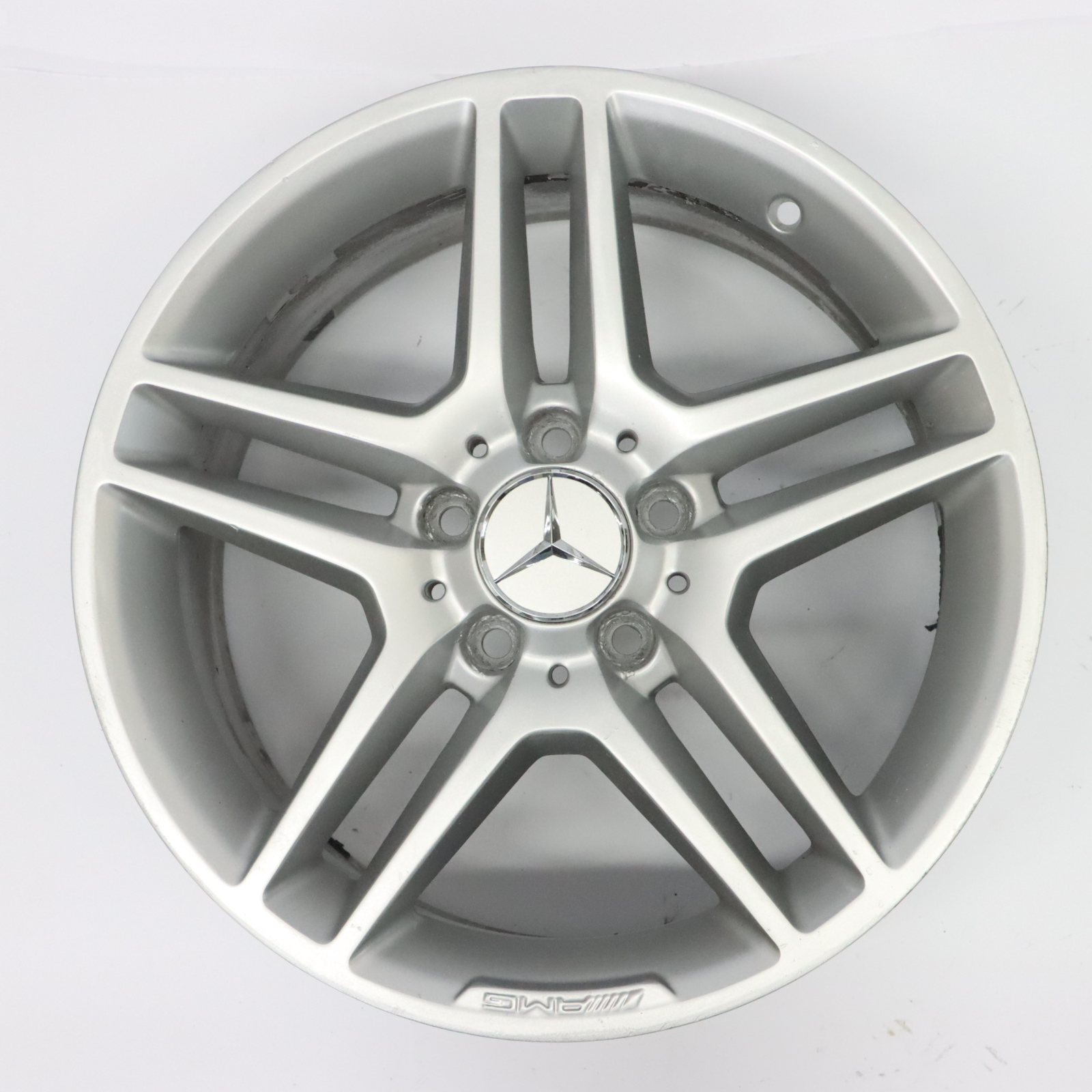 Mercedes W204 AMG Tylna Srebrna Felga Aluminiowa 17" 8.5J ET:58 A2044019702