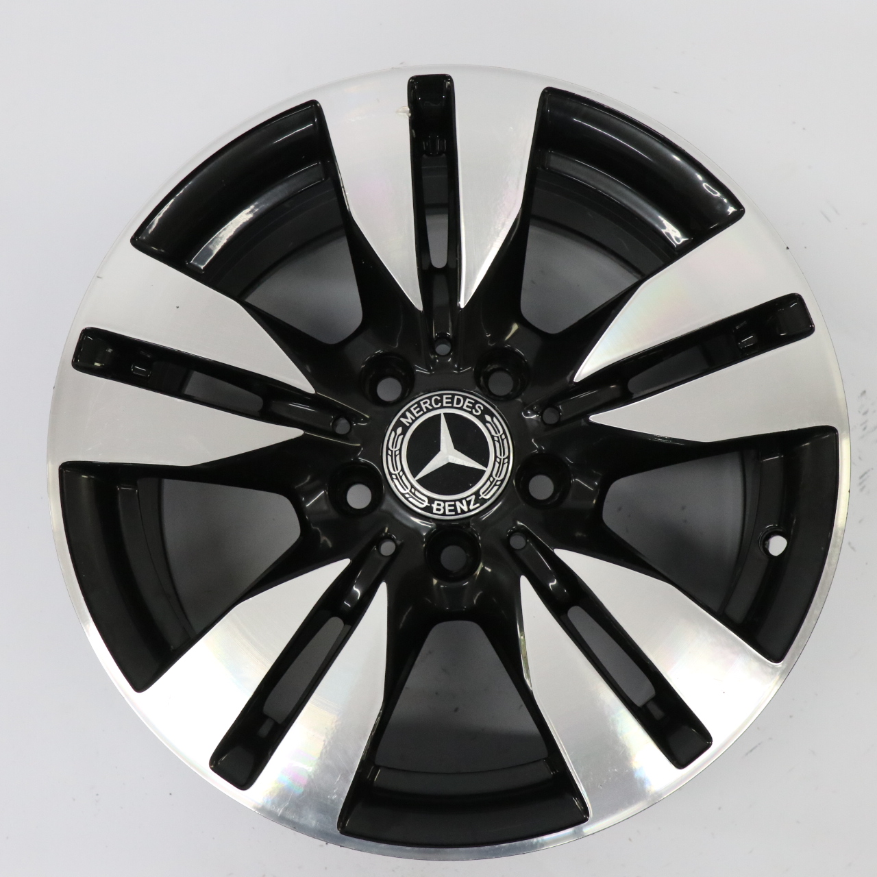 Mercedes W212 Czarna felga aluminiowa Double Spoke 16" ET:46 8J A2124010202