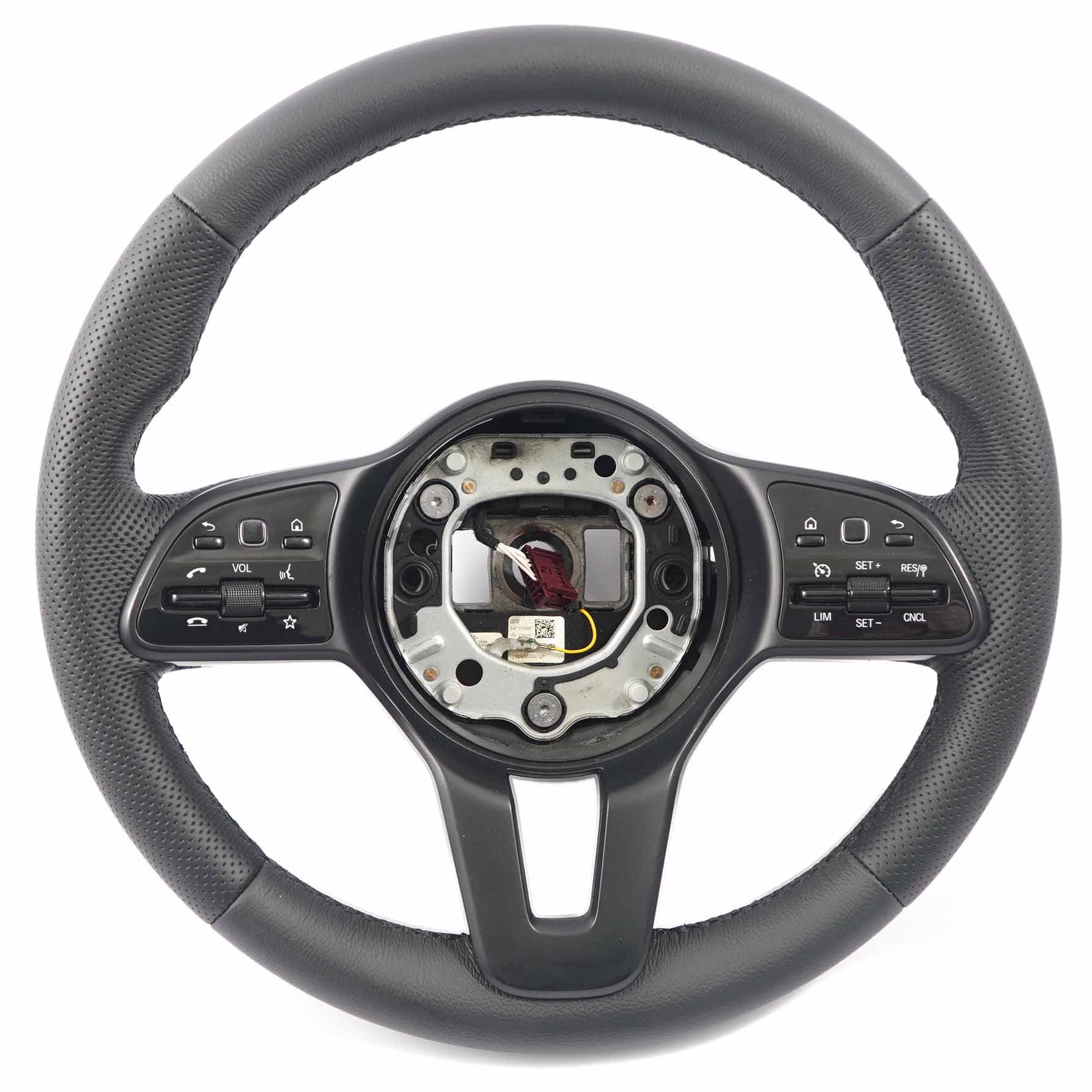 Mercedes W907 W910 NEW Black Leather Steering Wheel Multifunction A9074600802