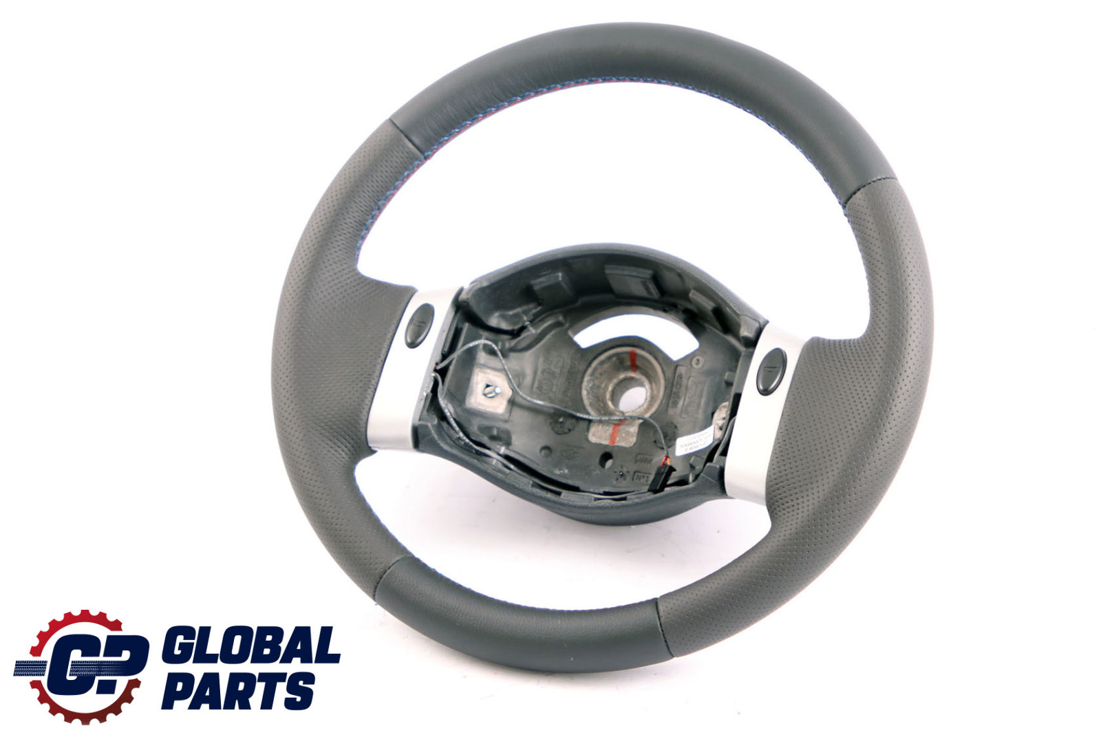 Mini Cooper One R50 R52 R53 NEW Black Leather Steering Wheel Trim 2 Spoke