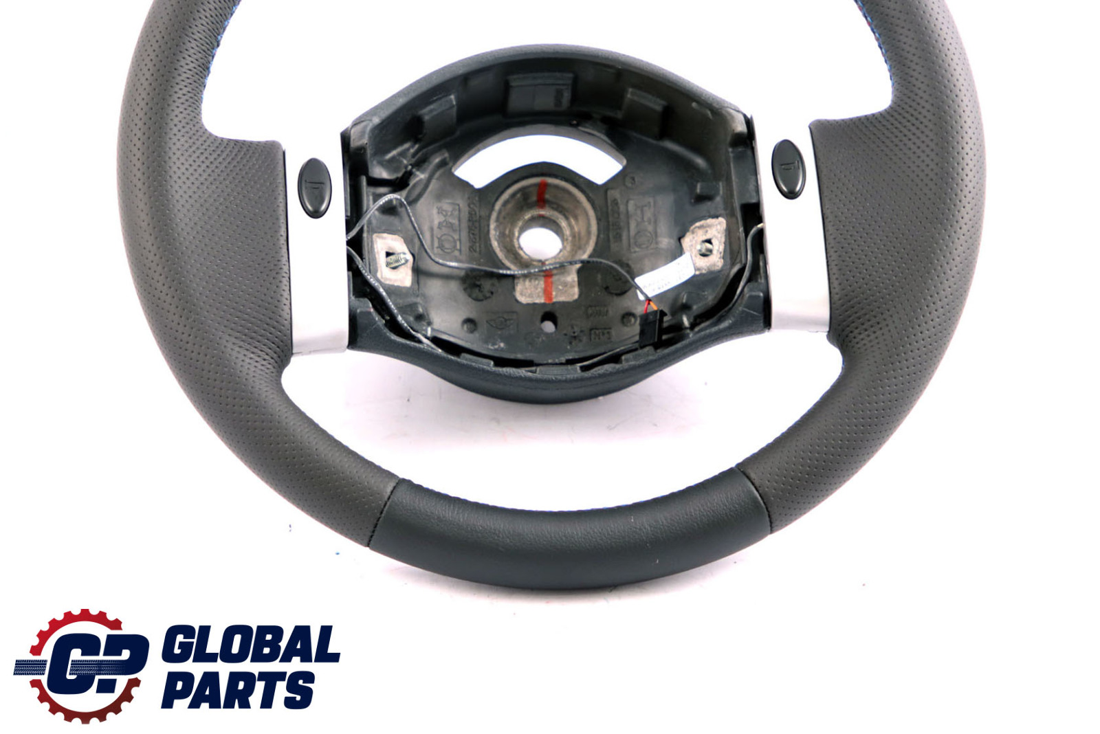 Mini Cooper One R50 R52 R53 NEW Black Leather Steering Wheel Trim 2 Spoke