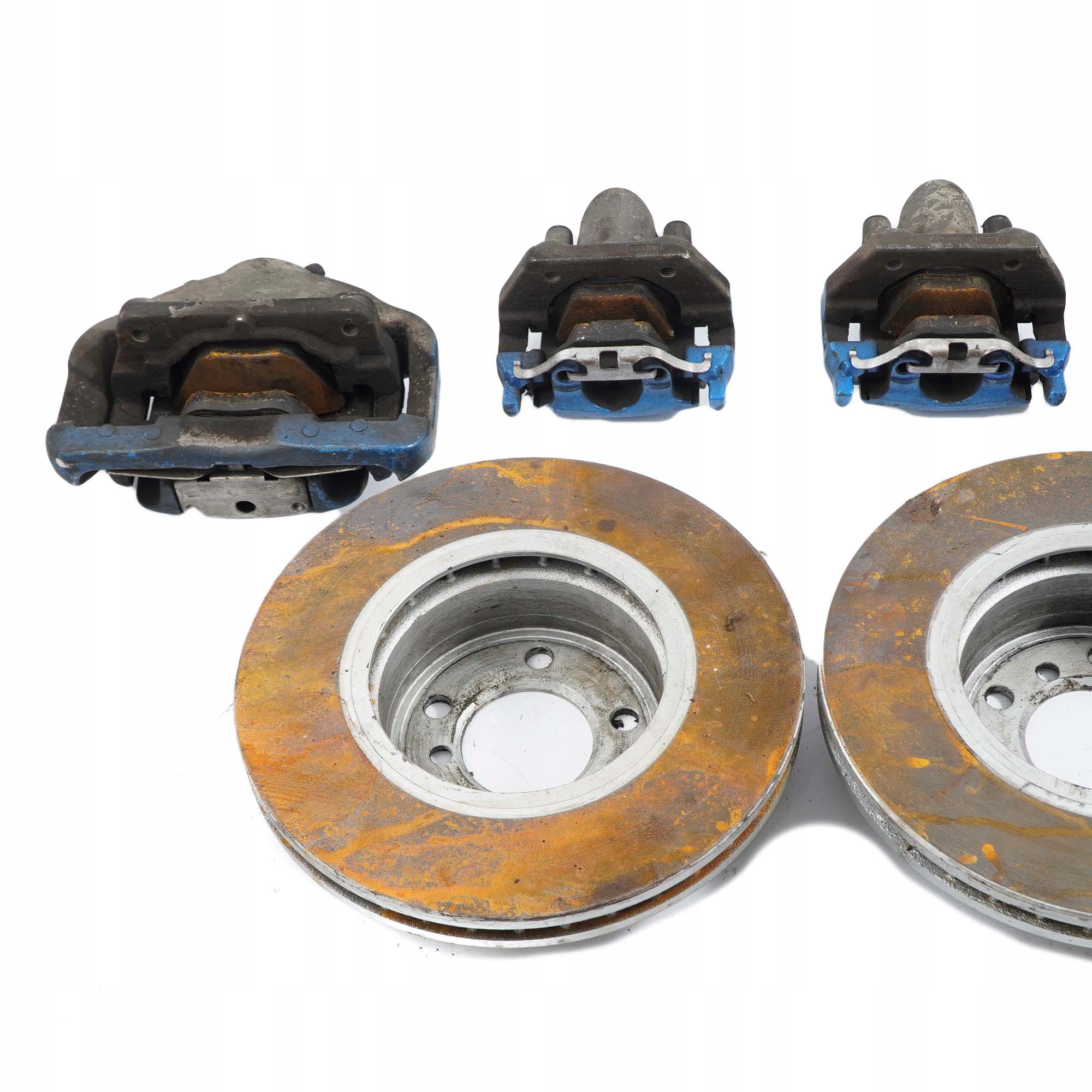 BMW 7 E65 E66 Front Left Right N/O/S Wheel Brake Disc Front Rear Caliper Set