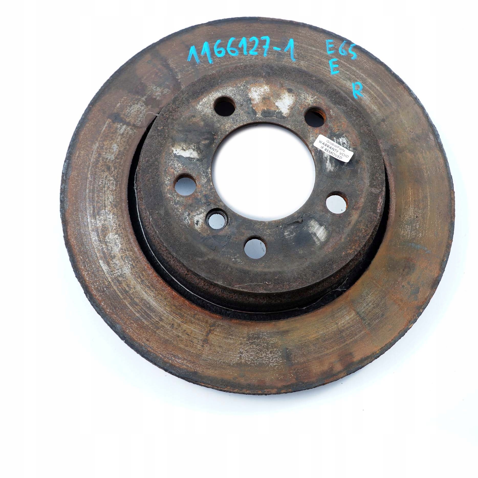 BMW 7 Series E65 E66 Rear Left Right Wheel N/O/S Brake Disc Ventilated 324X20