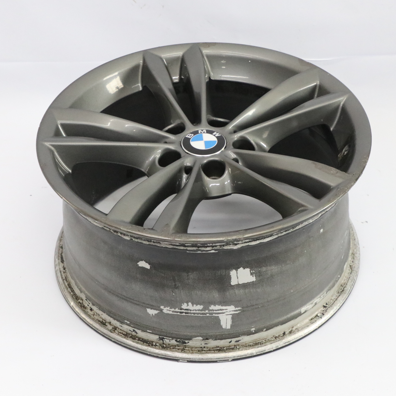 BMW F30 F31 LCI Grey Rear Alloy Wheel Rim 18" V Spoke 658 8,5J ET:47 6866398