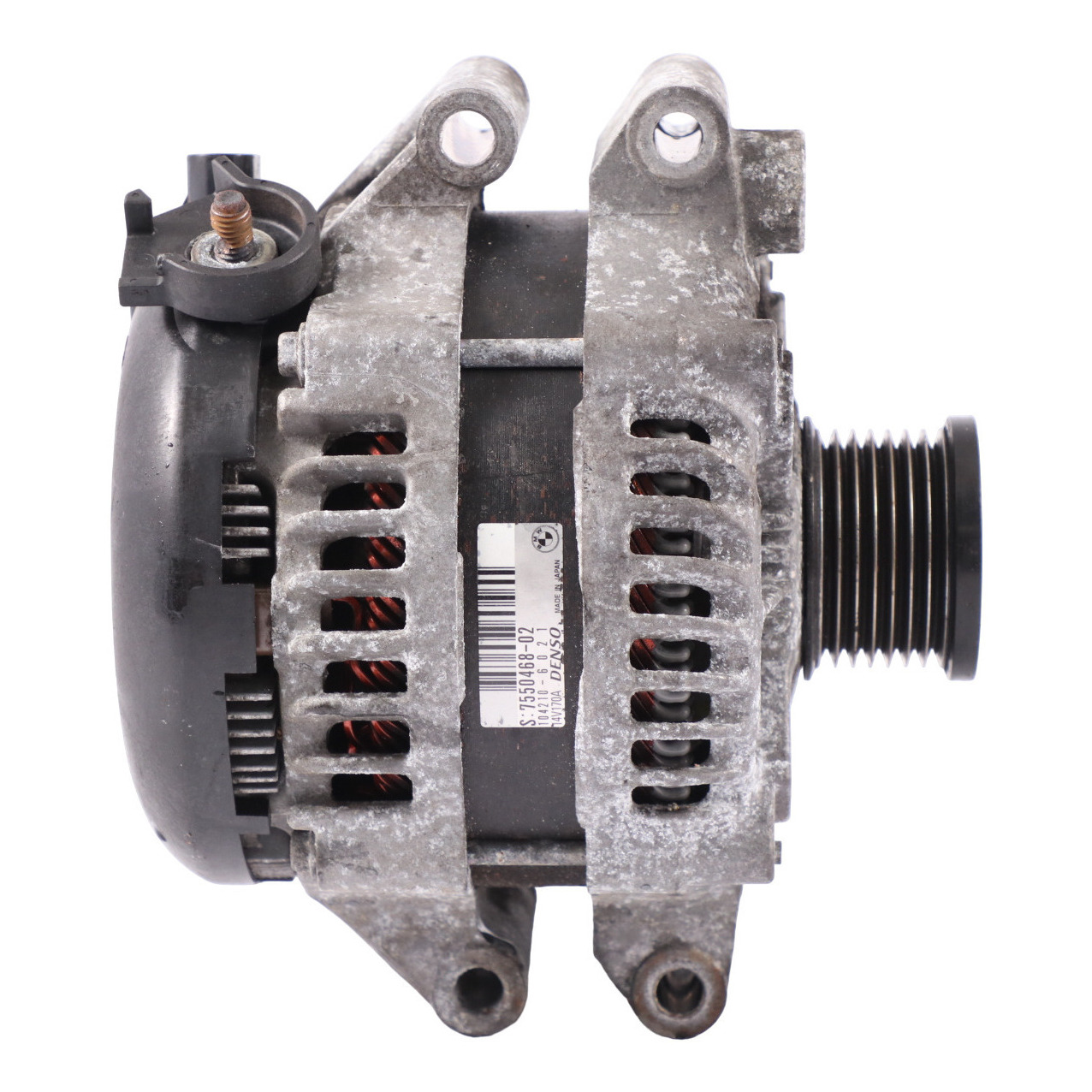 BMW E81 E87 LCI E90 E91 Benzyna N43 Alternator 170A Denso 7550468