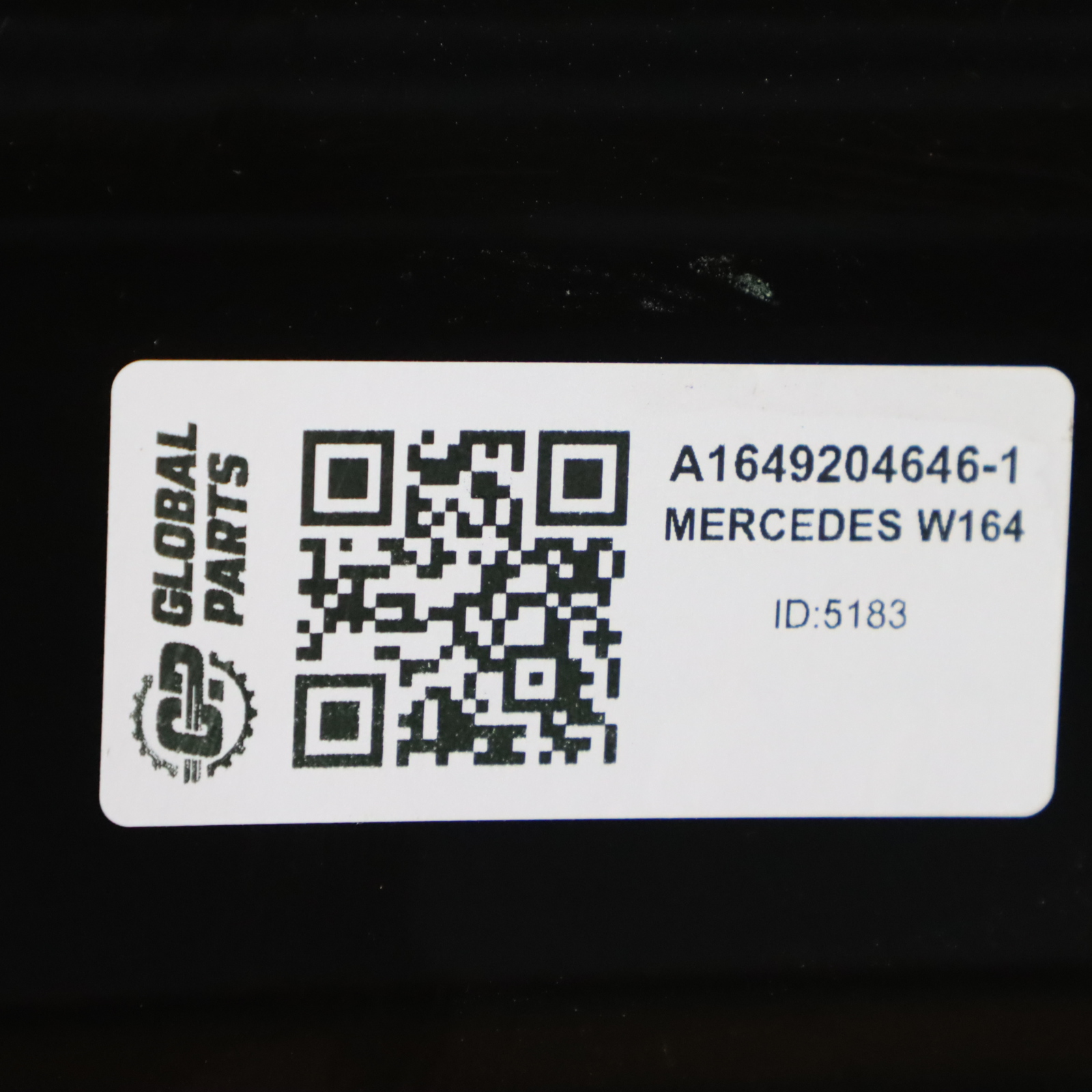 Mercedes ML W164 Siedzisko Kanapy Prawe Czarna Skóra Tkanina A1649204646