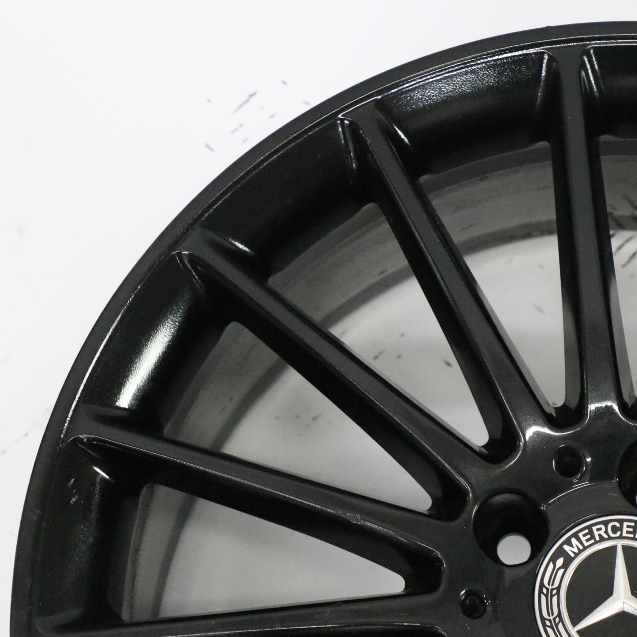 Mercedes C117 W176 AMG Black Wheel Alloy Rim 19" 16 Spoke ET:48 8J A1764010502