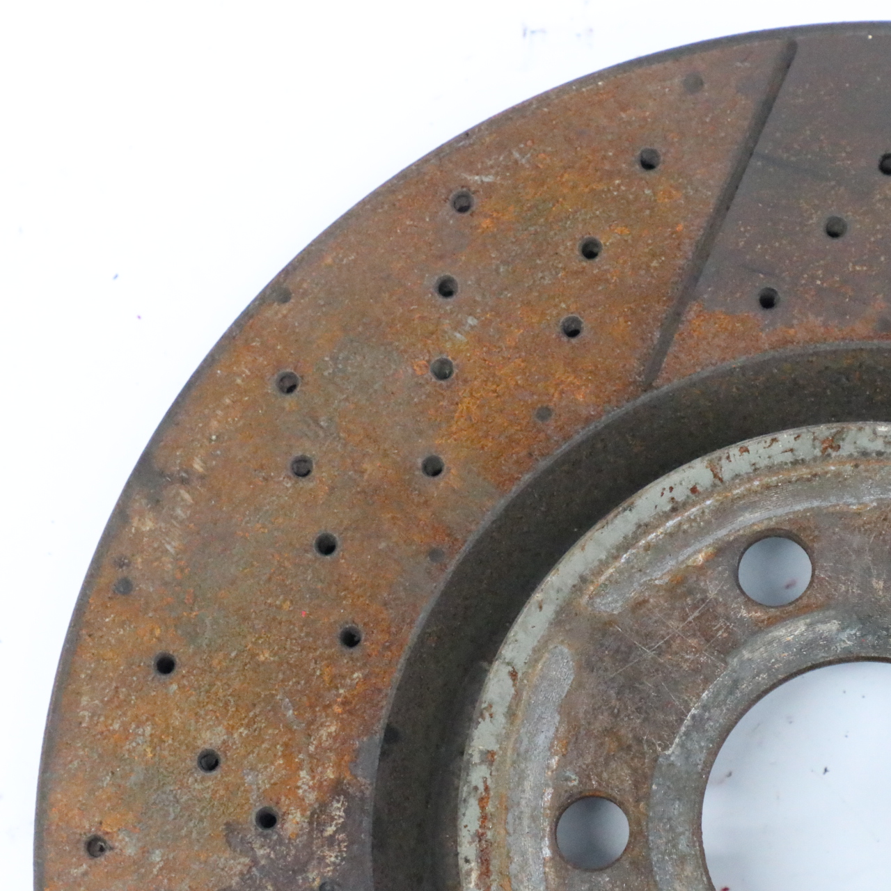 Mercedes W176 C117 Brake Disc Front Left Right N/O/S Wheel Perforated