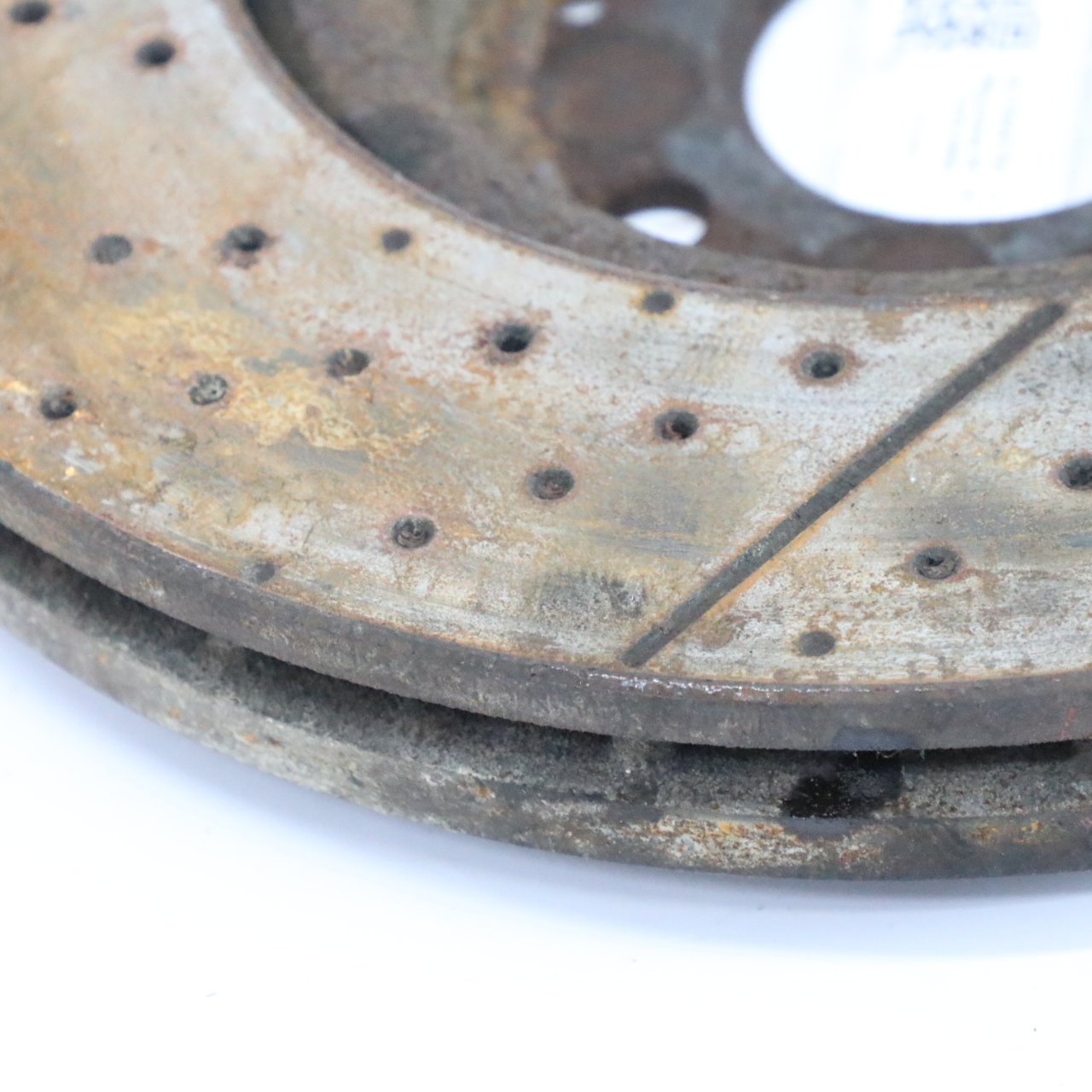 Mercedes W176 C117 Brake Disc Front Left Right N/O/S Wheel Perforated