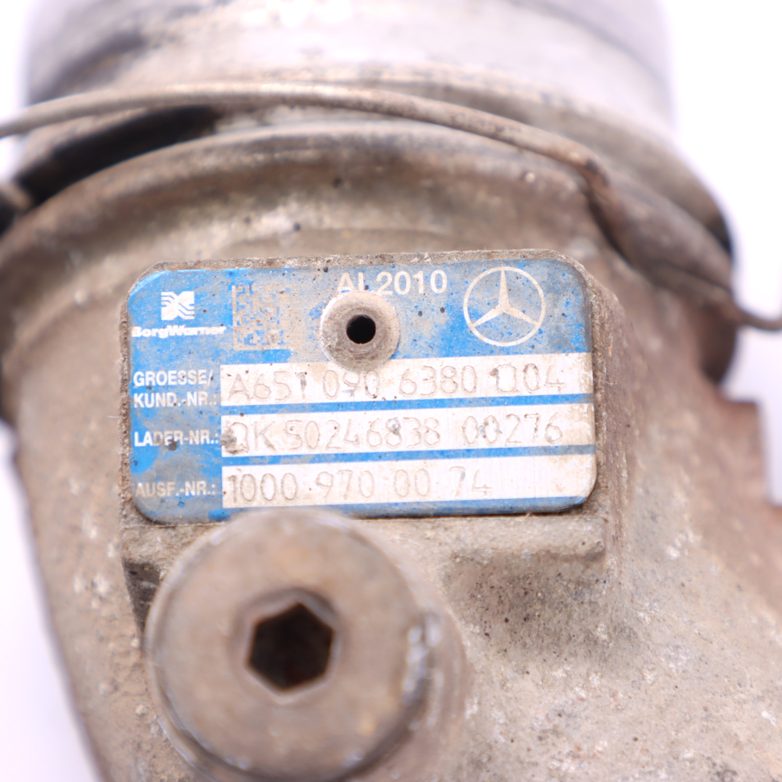 Mercedes Sprinter W906 OM651.955 Rura Turbosprężarki A6510906380