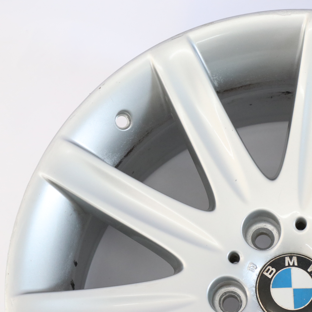 BMW E65 Przednia Srebrna Alufelga19" Star Spoke 95 ET:24 9J 6753241