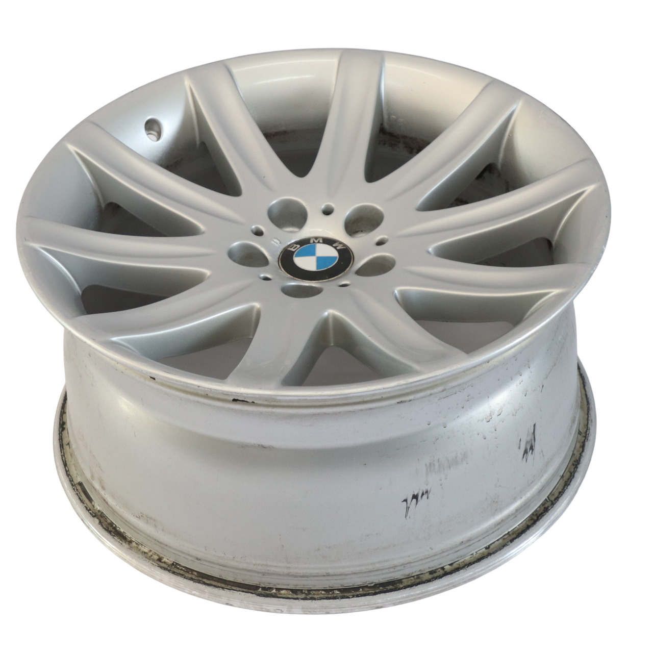 BMW E65 Przednia Srebrna Alufelga19" Star Spoke 95 ET:24 9J 6753241