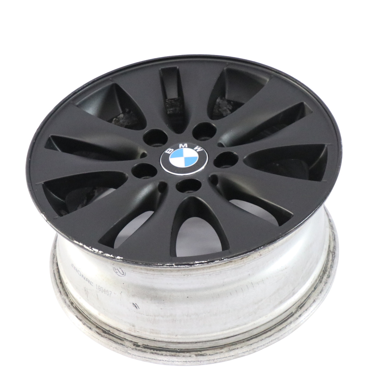 BMW E81 E87 E88 Czarna Felga Aluminiowa 16" V-spoke 229 ET:44 7J 6774684