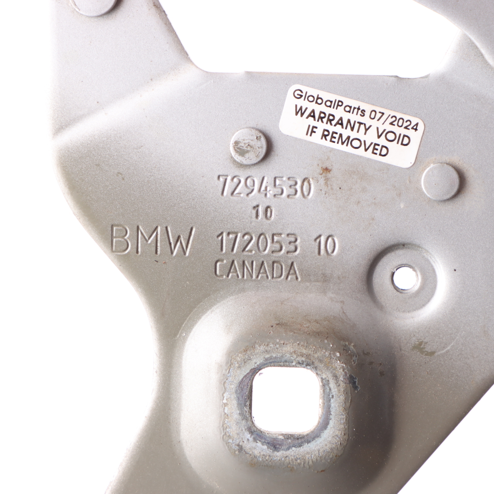 BMW X5 F15 X6 F16 Zawias Maski Silnika Prawy Srebrny Metalik A83 7294530