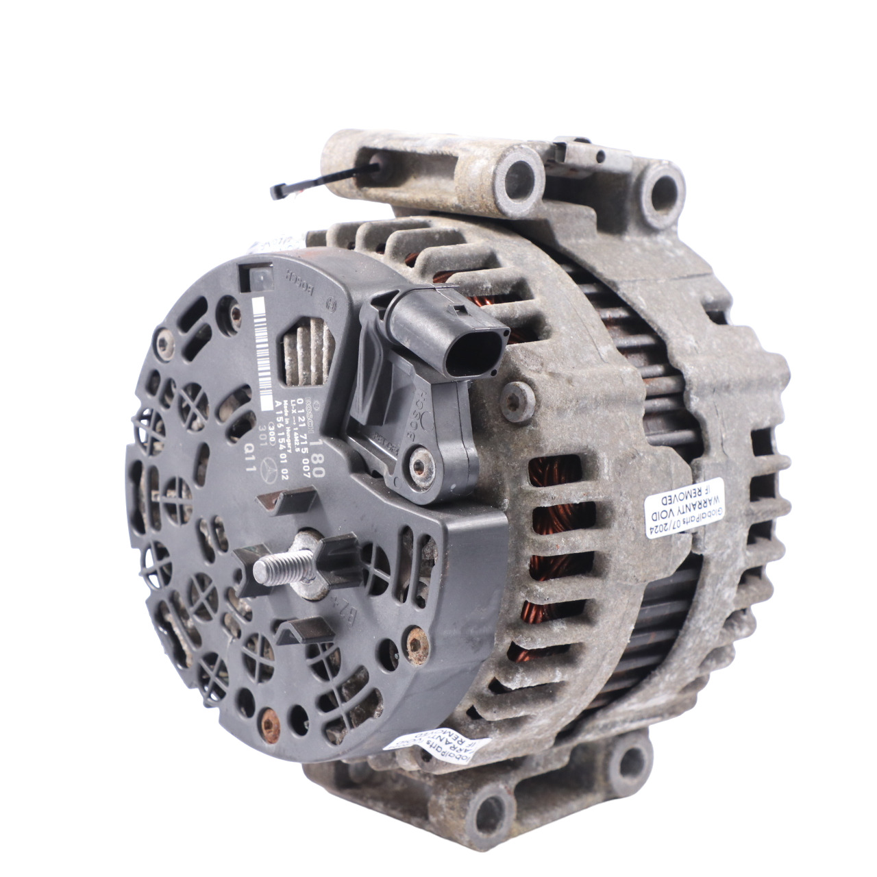 Mercedes W204 C63 AMG M156 Alternator BOSCH 180A A1561540102