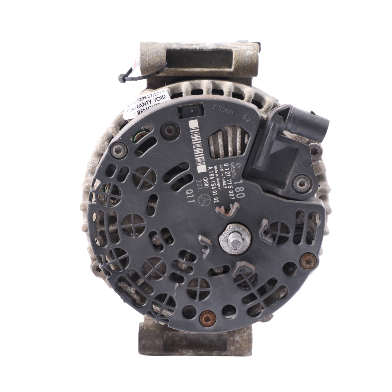 Mercedes W204 C63 AMG M156 Alternator BOSCH 180A A1561540102