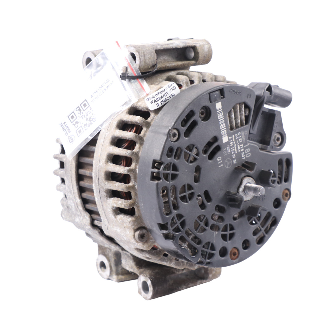 Mercedes W204 C63 AMG M156 Alternator BOSCH 180A A1561540102