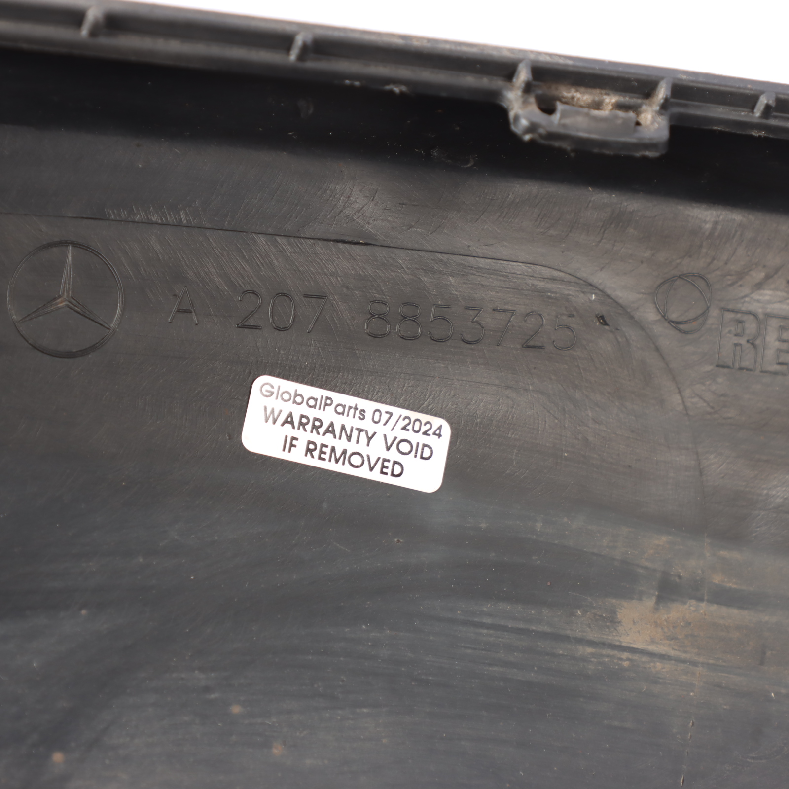 Mercedes W207 AMG Rear Bumper Lower Diffuser Trim Panel Cover A2078853725