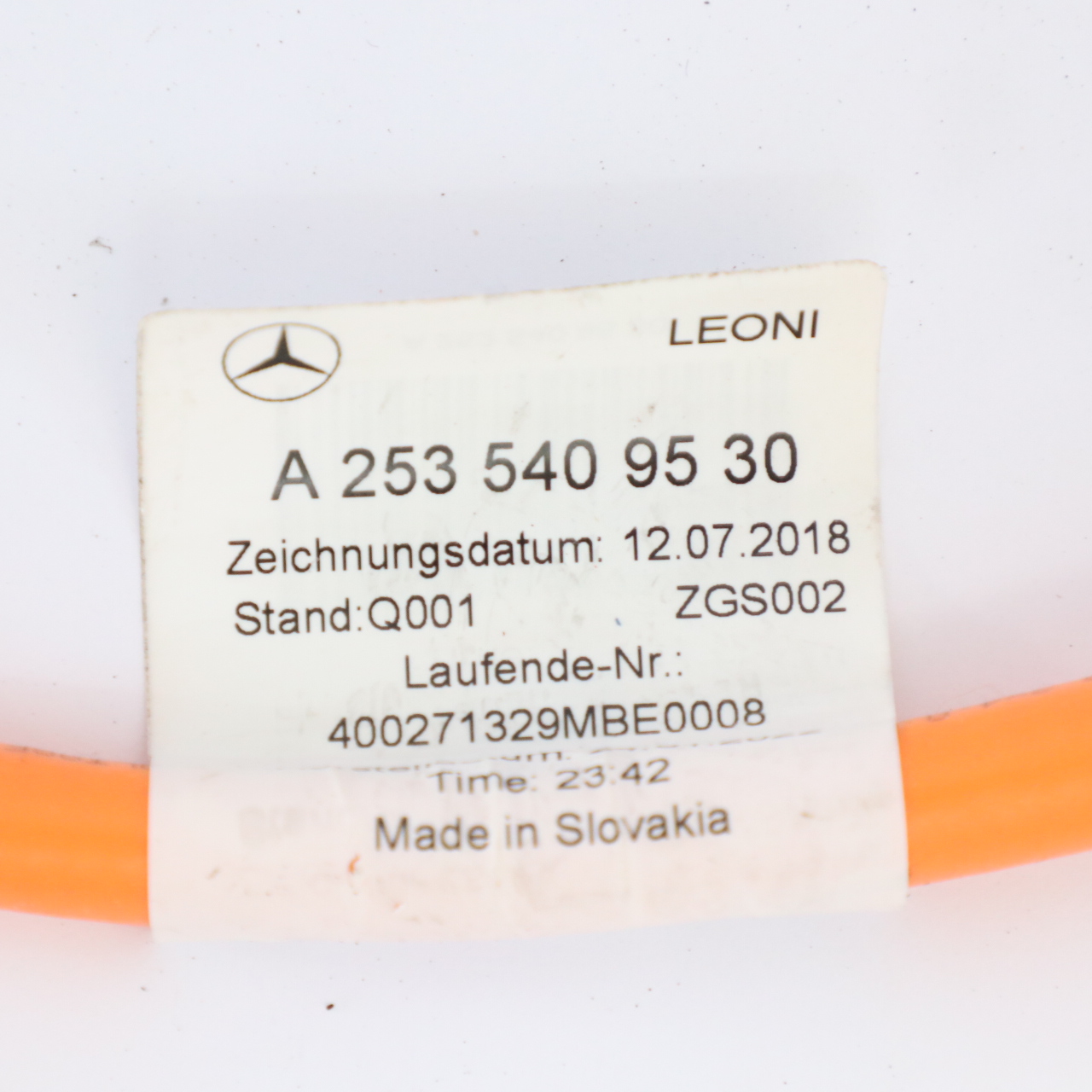 Mercedes X253 Wiązka Przewodów Kabel Silnika A2535409530