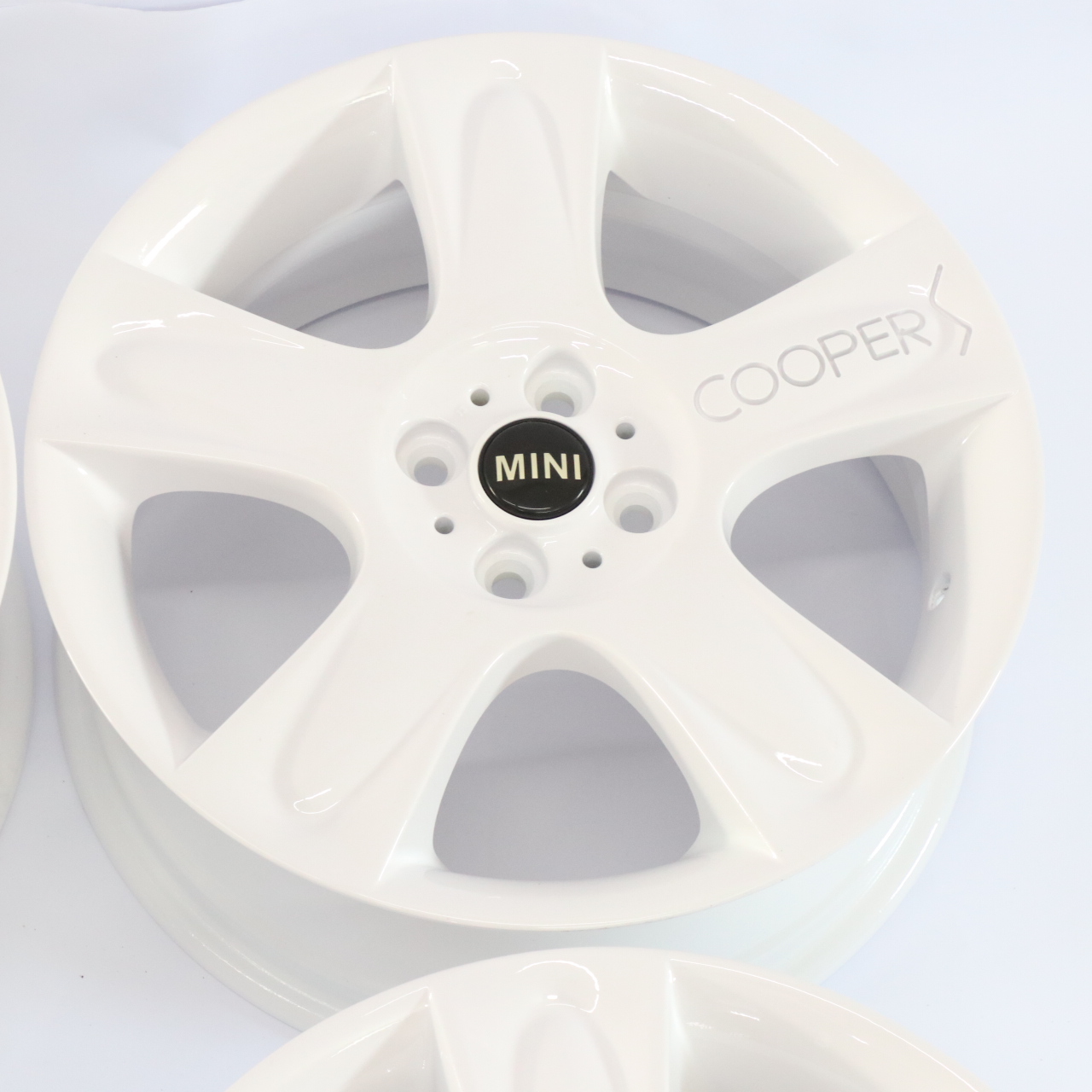 Mini Cooper S R50 R52 R53 4x White Wheel Alloy Rim Set 17" 7J ET:47 6764099