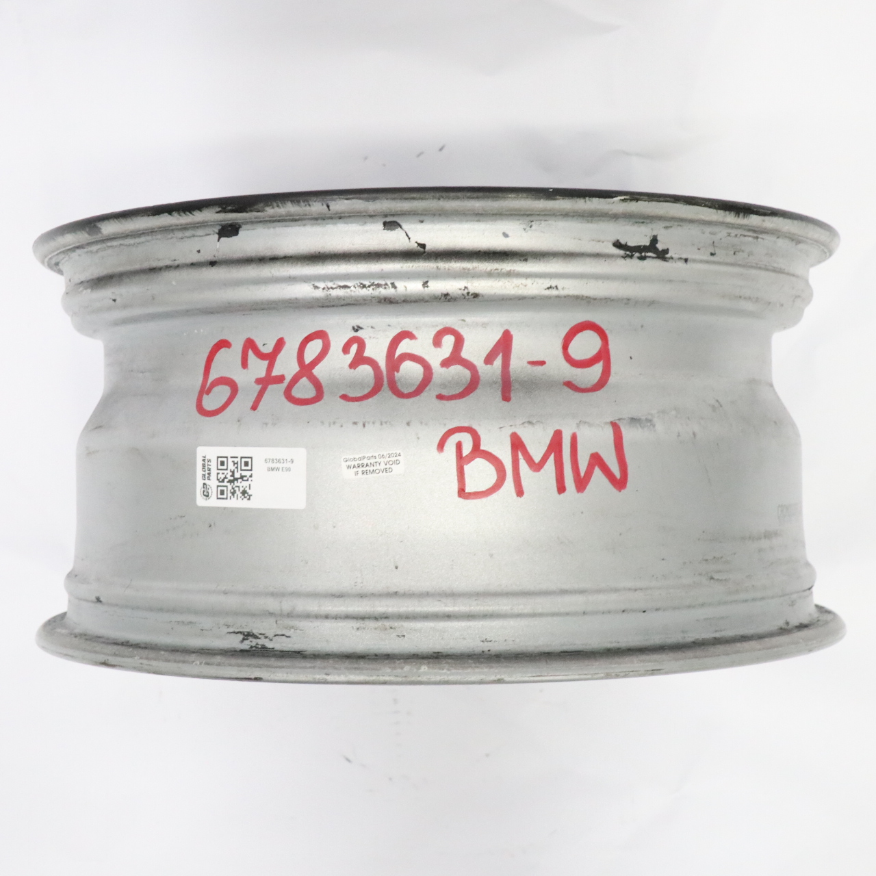 BMW E90 E91 E92 Czarna Felga Aluminiowa V-spoke 285 17" ET:34 8J 6783631