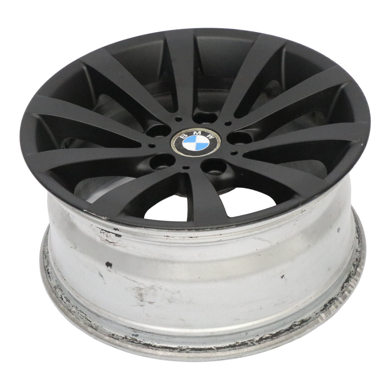 BMW E90 E91 E92 Czarna Felga Aluminiowa V-spoke 285 17" ET:34 8J 6783631