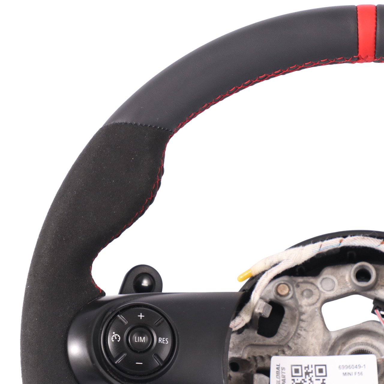 Steering Wheel Mini Cooper S JCW F56 NEW Black Leather / Alcantara Sport Paddles