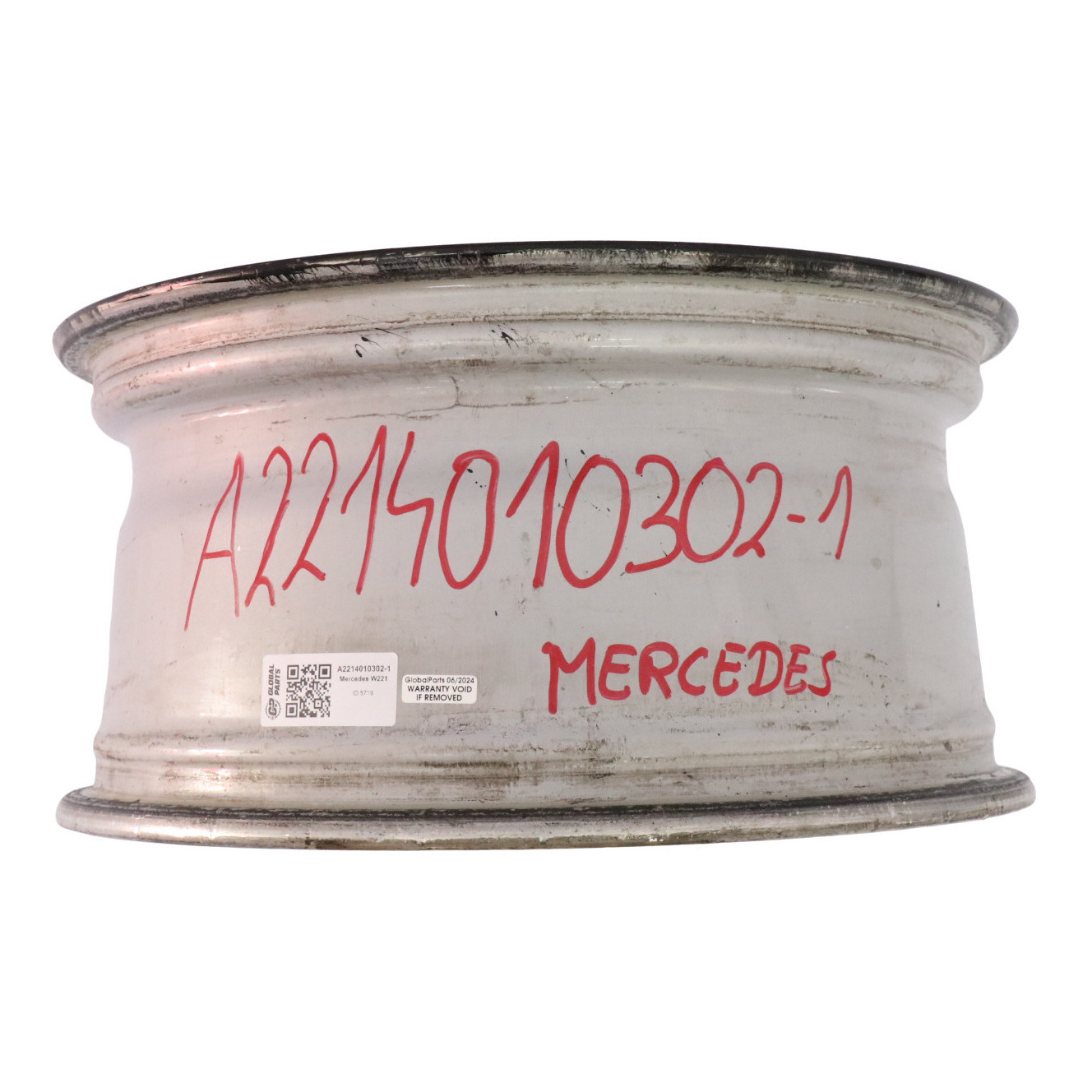 Mercedes W221 Czarna Felga Aluminiowa 17" 8J ET:43 A2214010302