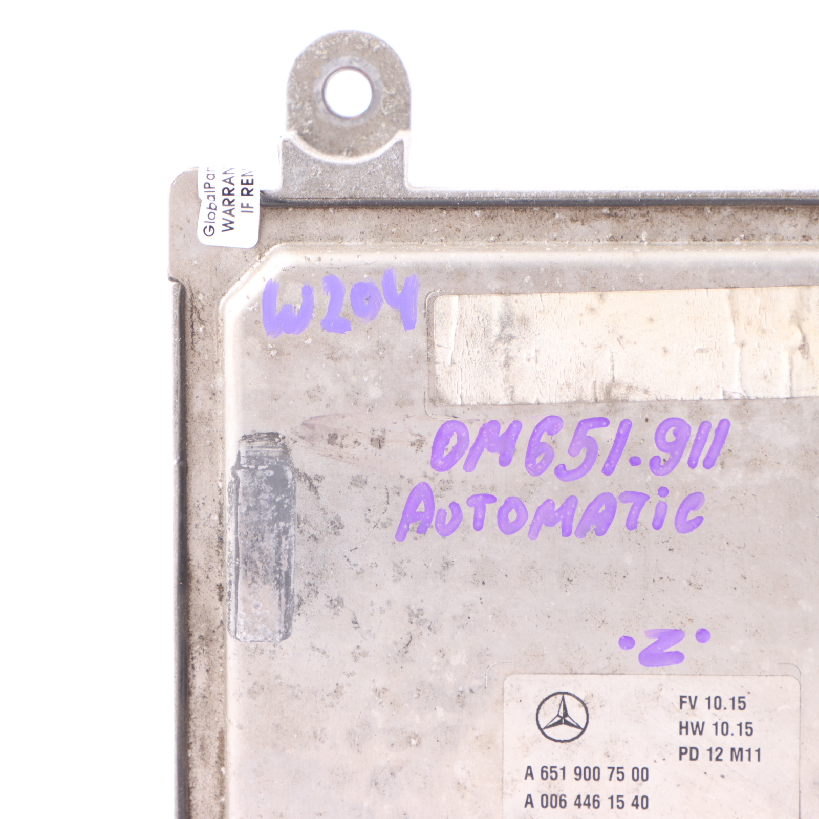 Mercedes W204 C 220 CDI 651.911 Komputer Sterownik Silnika ECU A6519007500