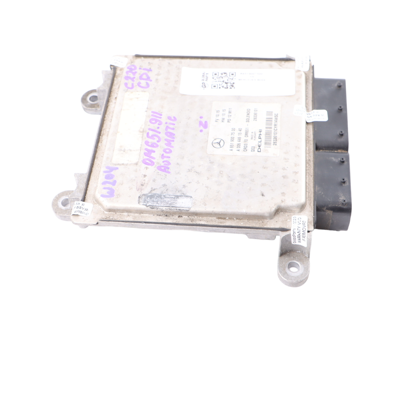 Mercedes W204 C 220 CDI 651.911 Komputer Sterownik Silnika ECU A6519007500