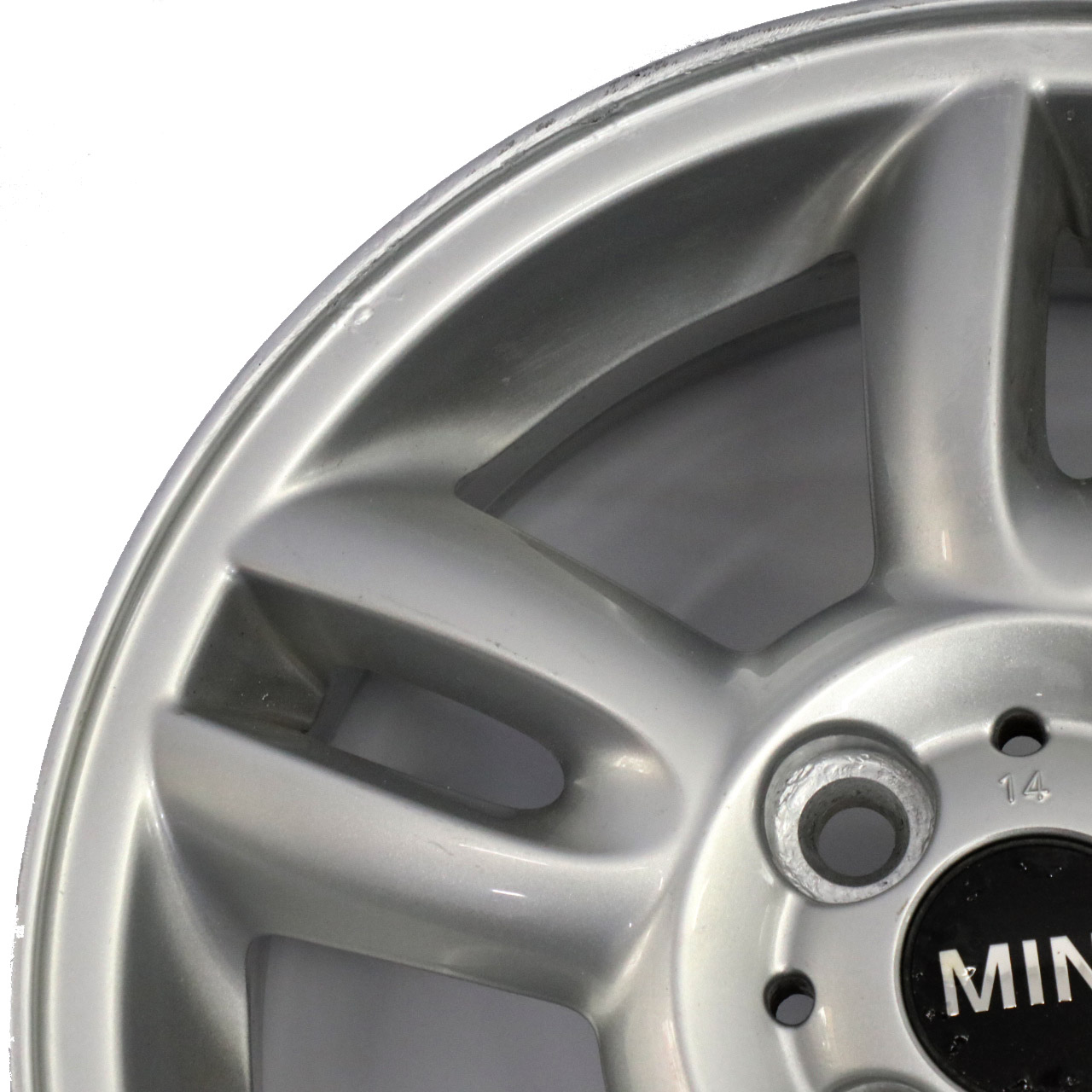 Mini Cooper R55 R56 Silver Wheel Alloy Rim 15" ET:45 5,5J 5-Star Twin Spoke 118