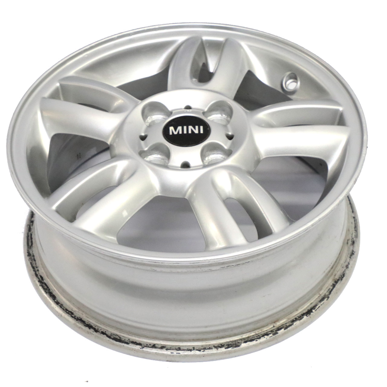 Mini Cooper R55 R56 Silver Wheel Alloy Rim 15" ET:45 5,5J 5-Star Twin Spoke 118