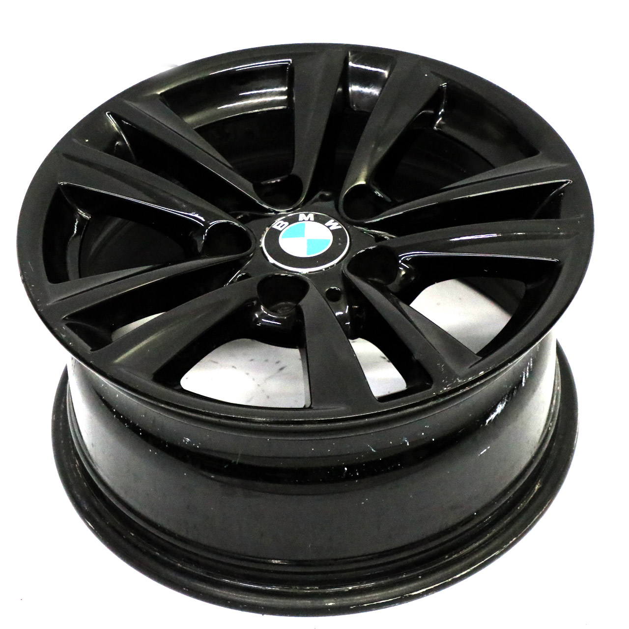 BMW F30 F31 LCI Felga Aluminiowa Czarna 16" V Spoke 656 7,5J ET:37 6866304