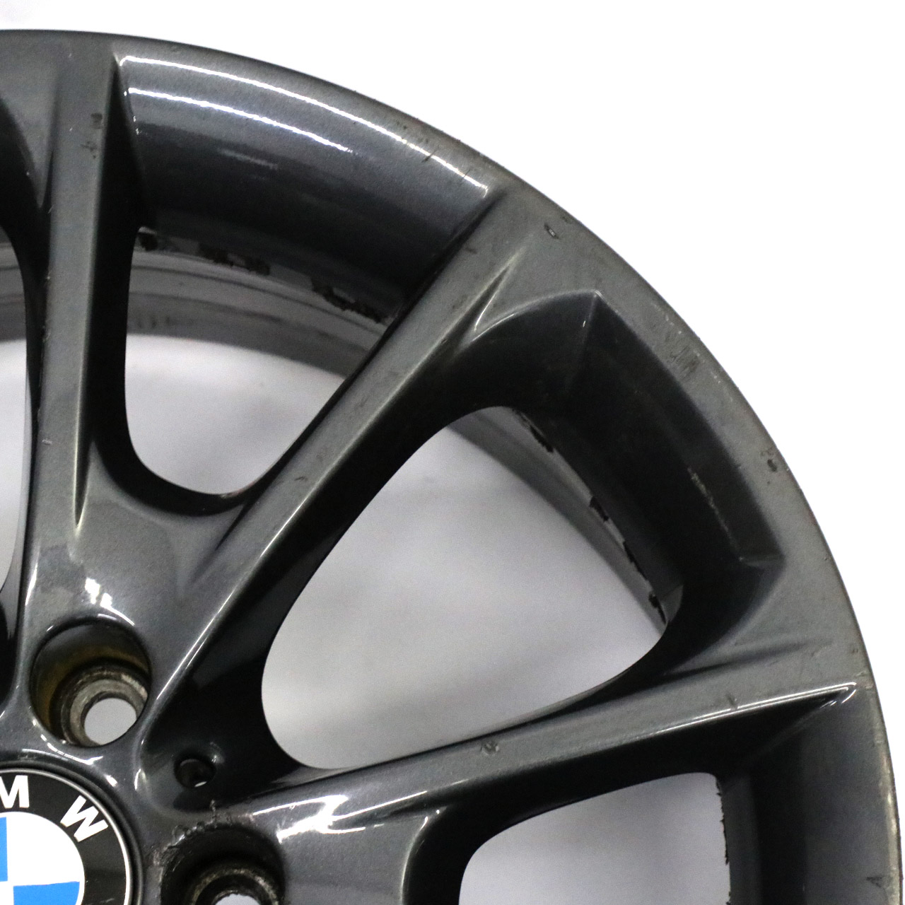 BMW F30 F32 F33 LCI Grey Alloy Wheel 18" 8J ET:34 V-Spoke Styling 398 6874819