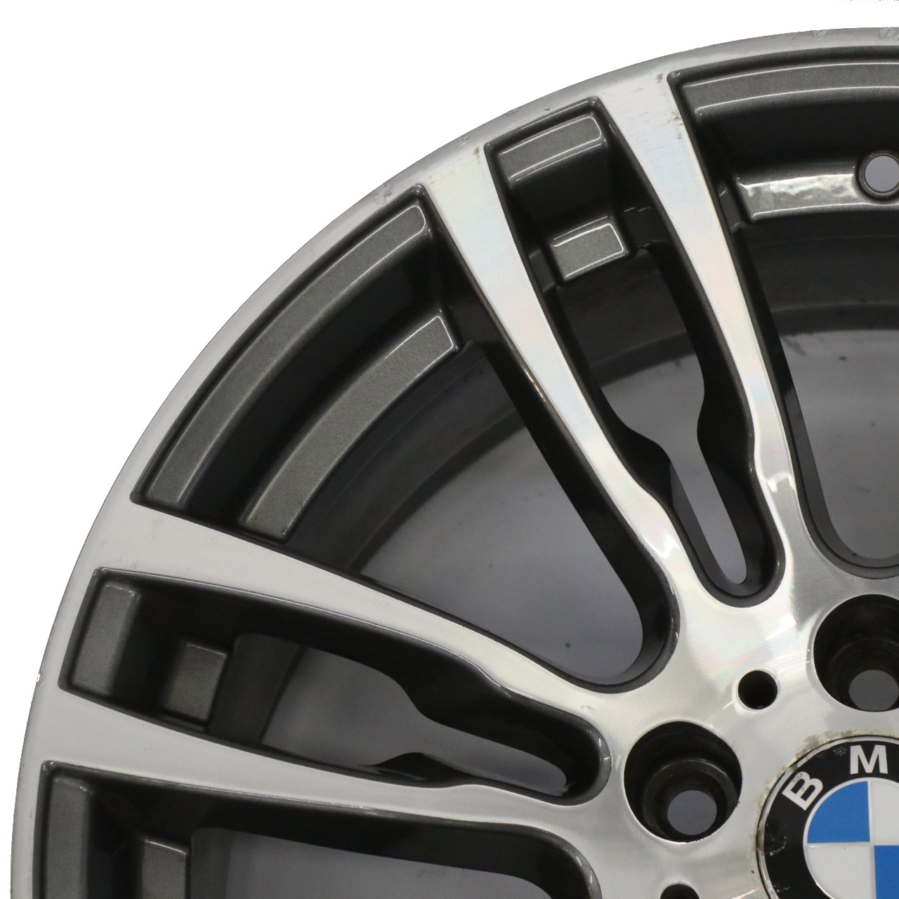 BMW F30 F31 F32 Ferricgrey Alloy Wheel Rim 19" 8J ET:36 M Star Spoke 403 7845882