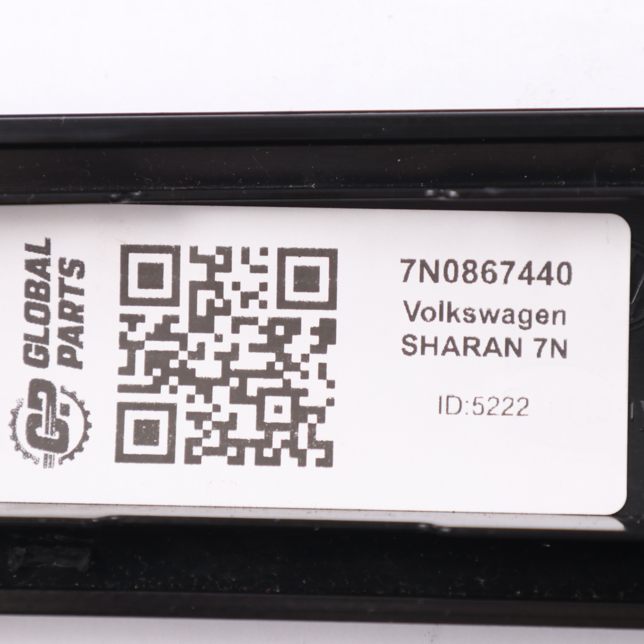 Volkswagen Sharan Osłona Listwa Drzwi Prawy Przód Chrom 7N0867440