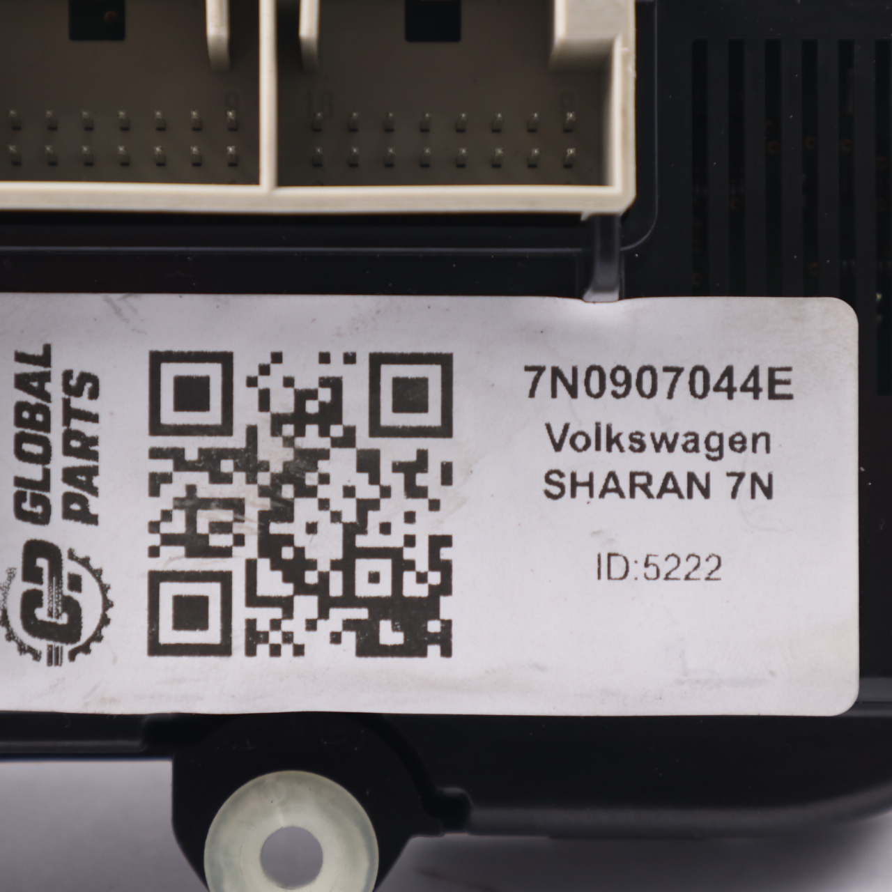 VW Sharan 7N Panel Klimatyzacji Przełącznik Sterowania Klimy 7N0907044E