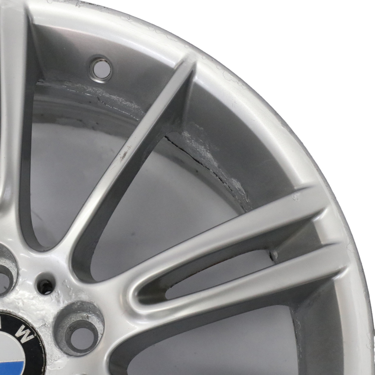 BMW E90 E91 E92 E93 Silver Front Alloy Wheel Rim 18" 8J ET:34 M Spider Spoke 193