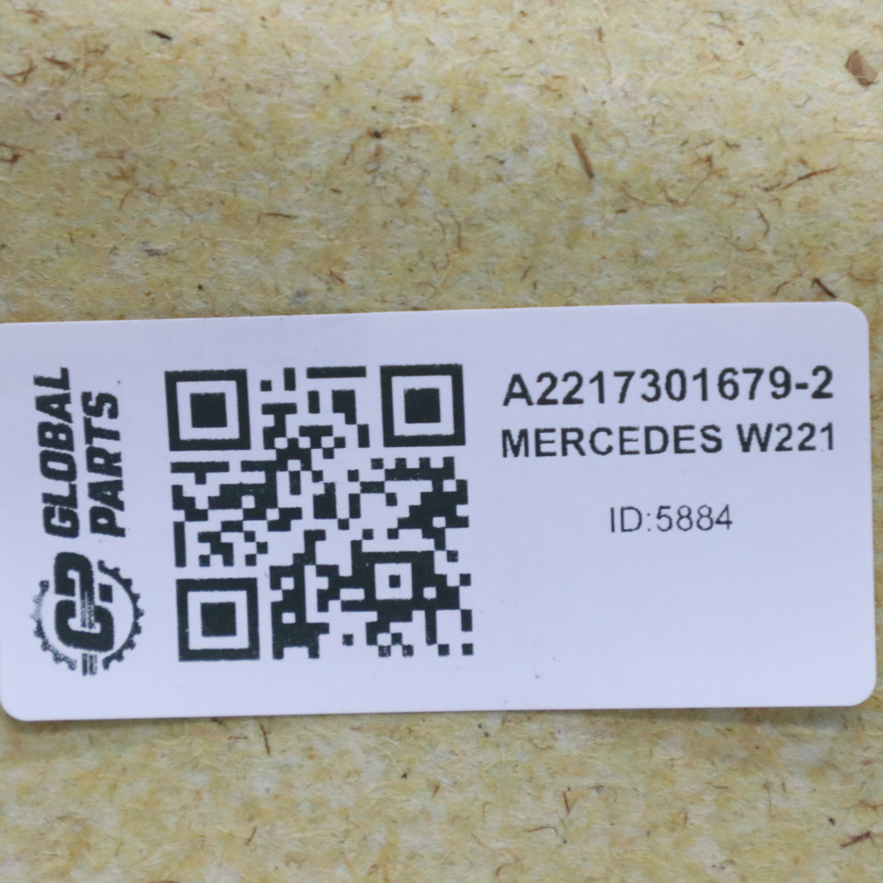 Mercedes W221 Boczek Drzwi Tylnych Prawy Skórzany A2217301679